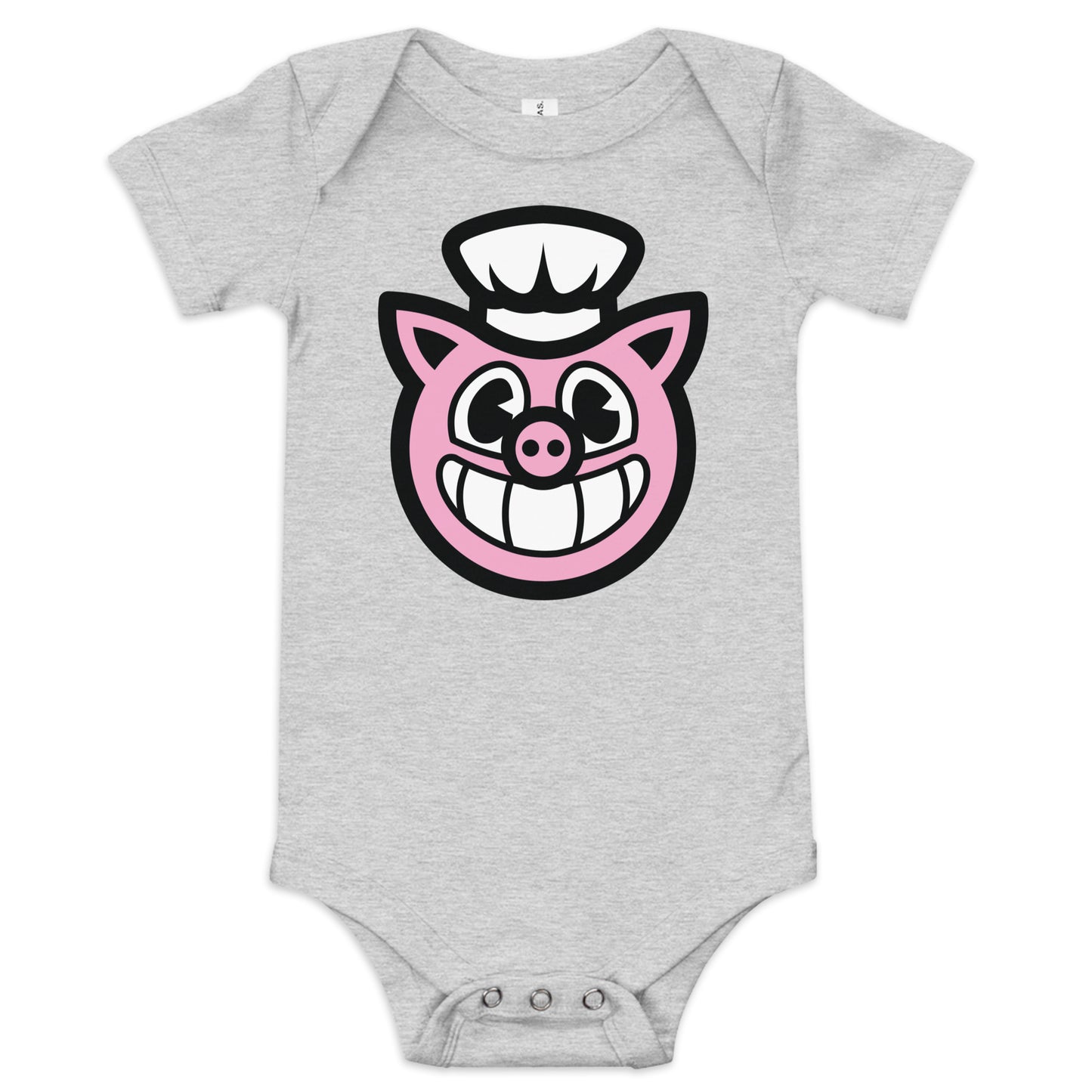 Lil' Harry's BBQ Pig Baby Short Sleeve Onesie