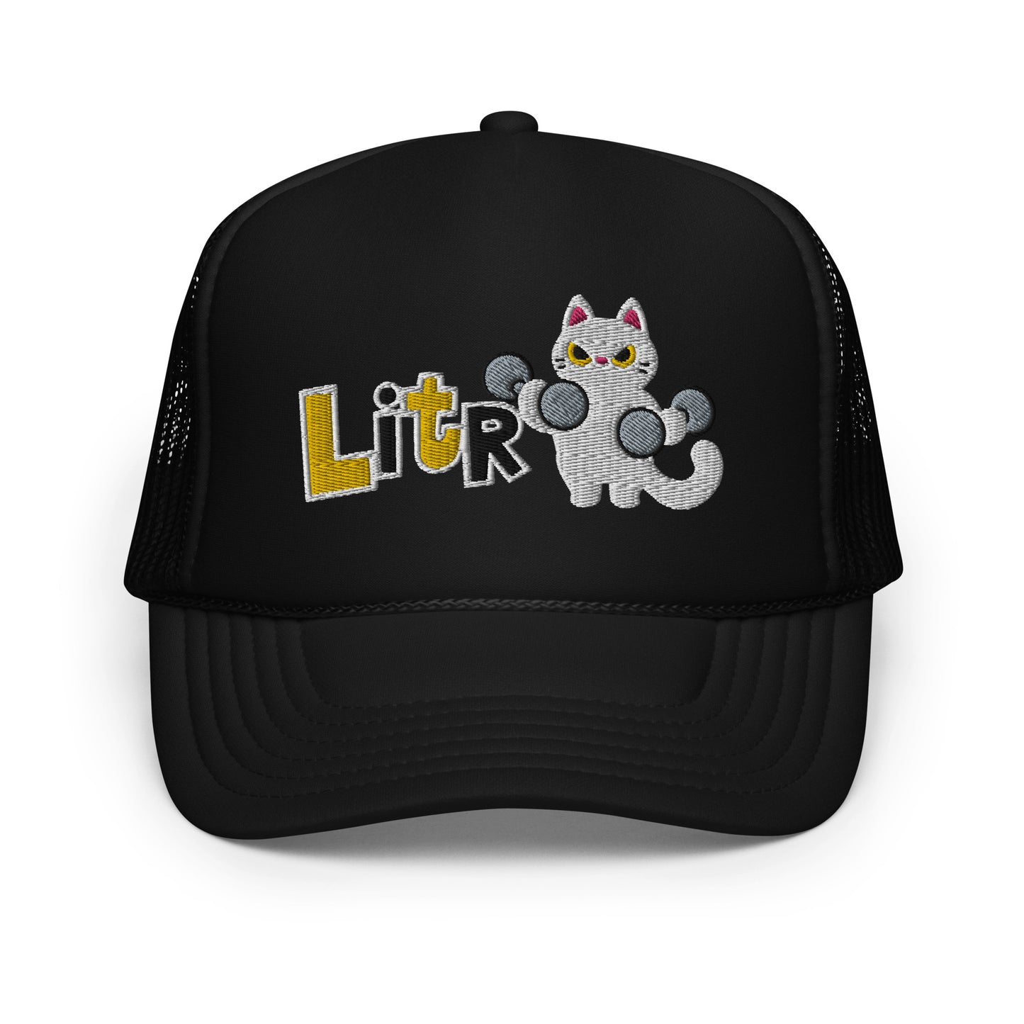 Lifting in the Ruins Catto Foam Trucker Hat