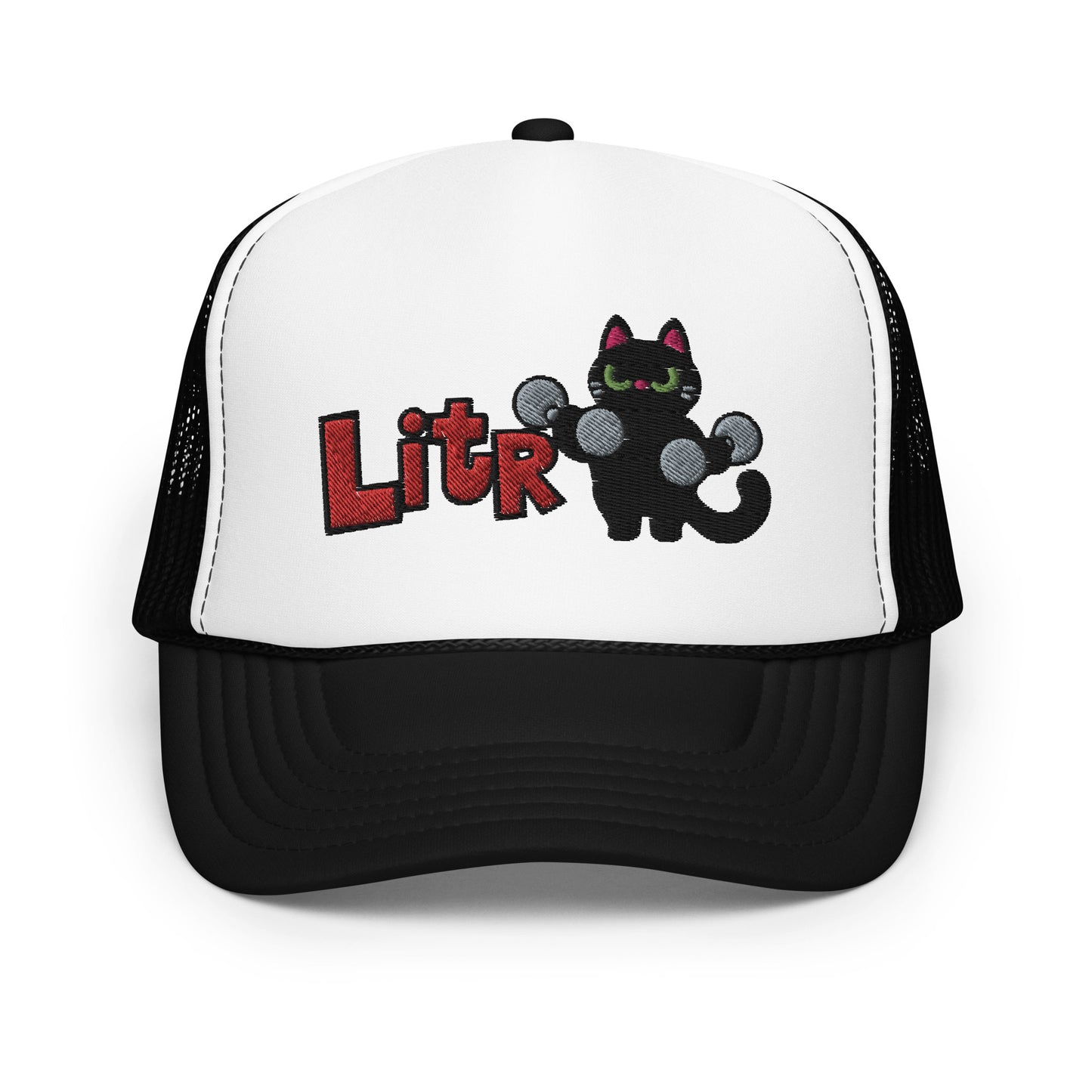 Lifting in the Ruins Catto Foam Trucker Hat