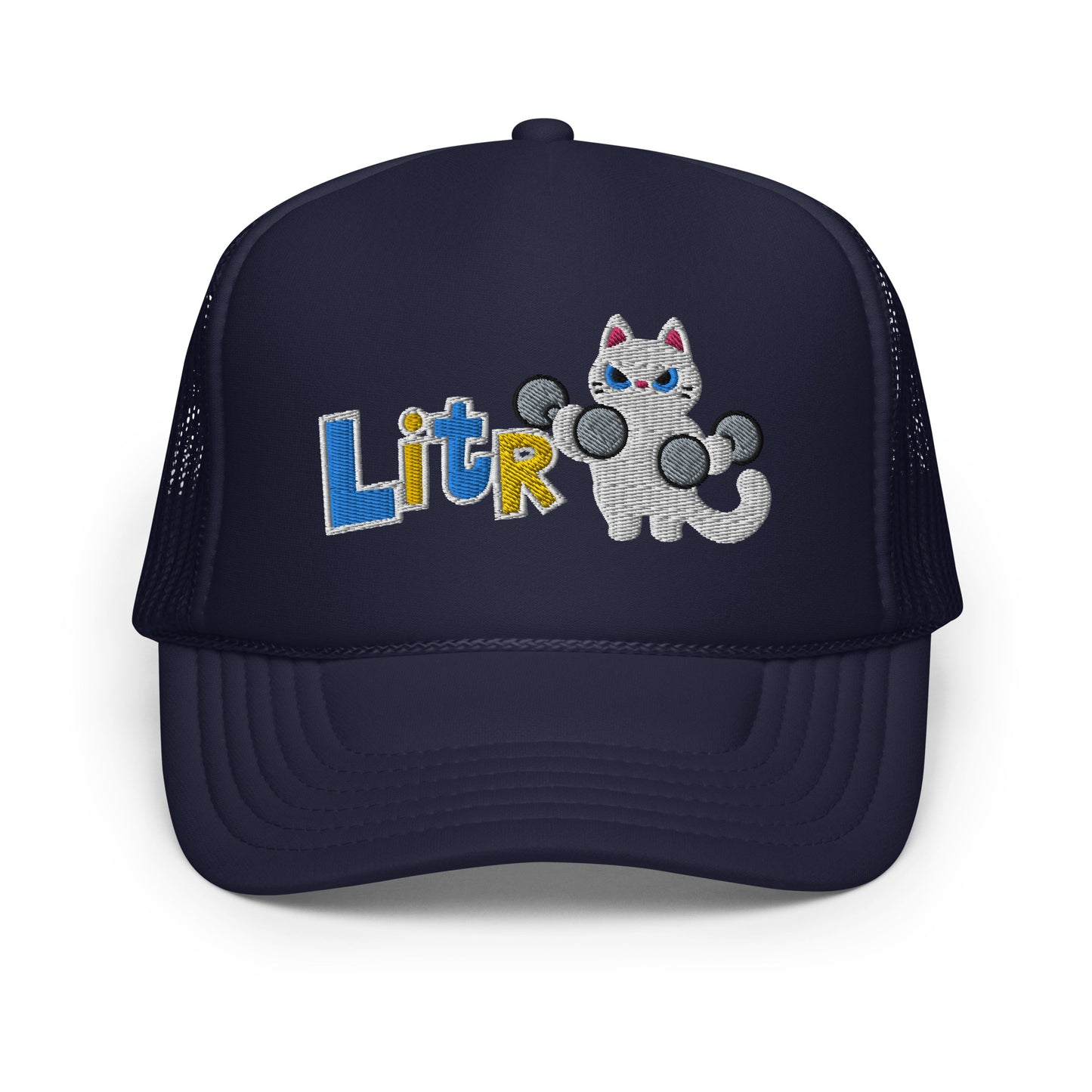 Lifting in the Ruins Catto Foam Trucker Hat