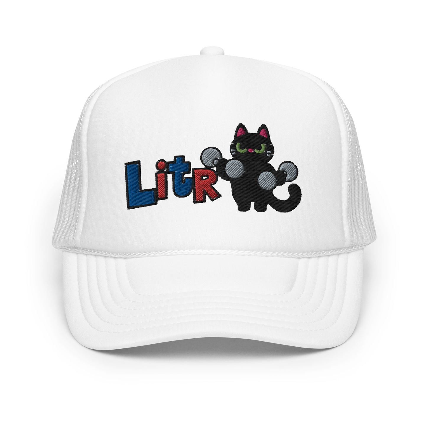 Lifting in the Ruins Catto Foam Trucker Hat