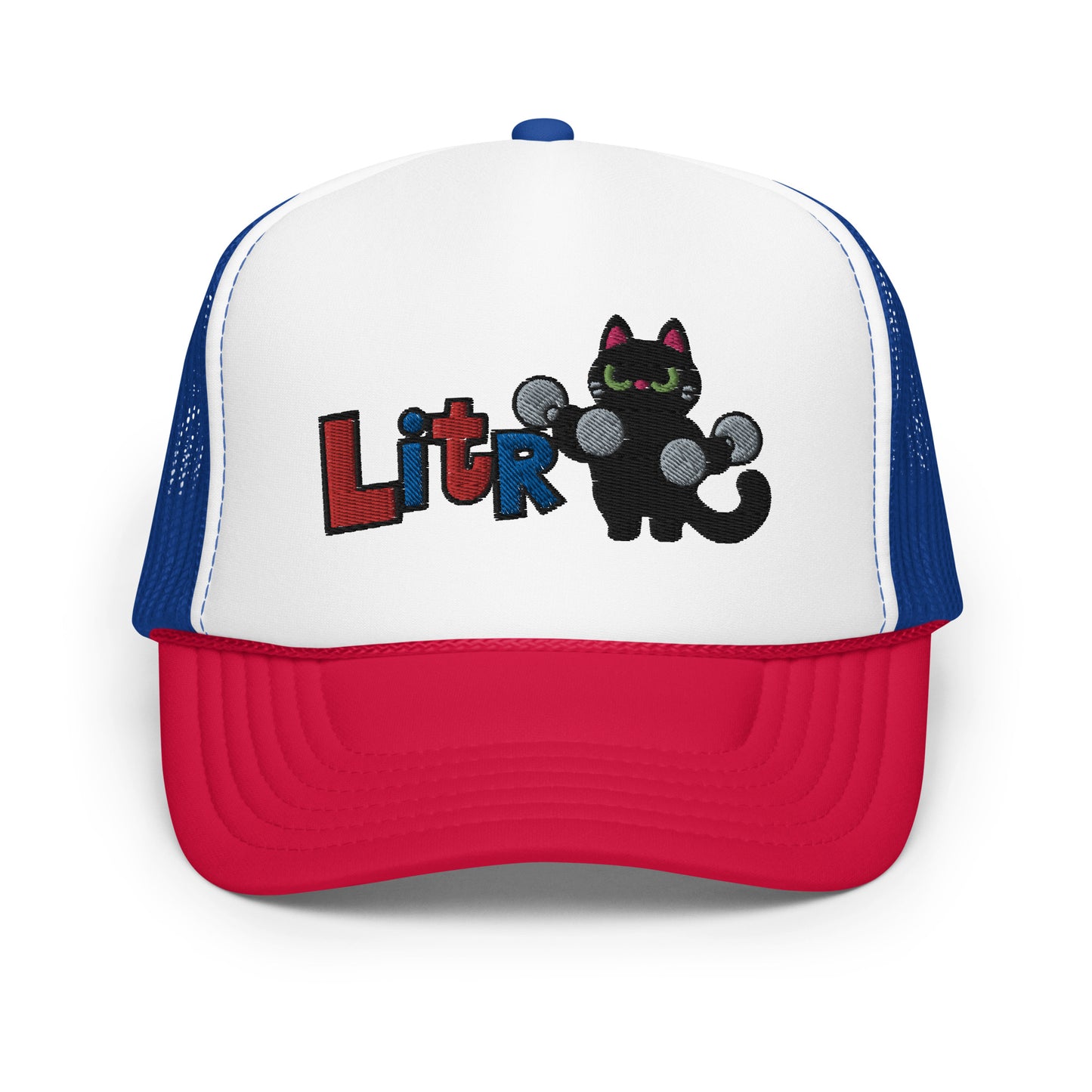 Lifting in the Ruins Catto Foam Trucker Hat