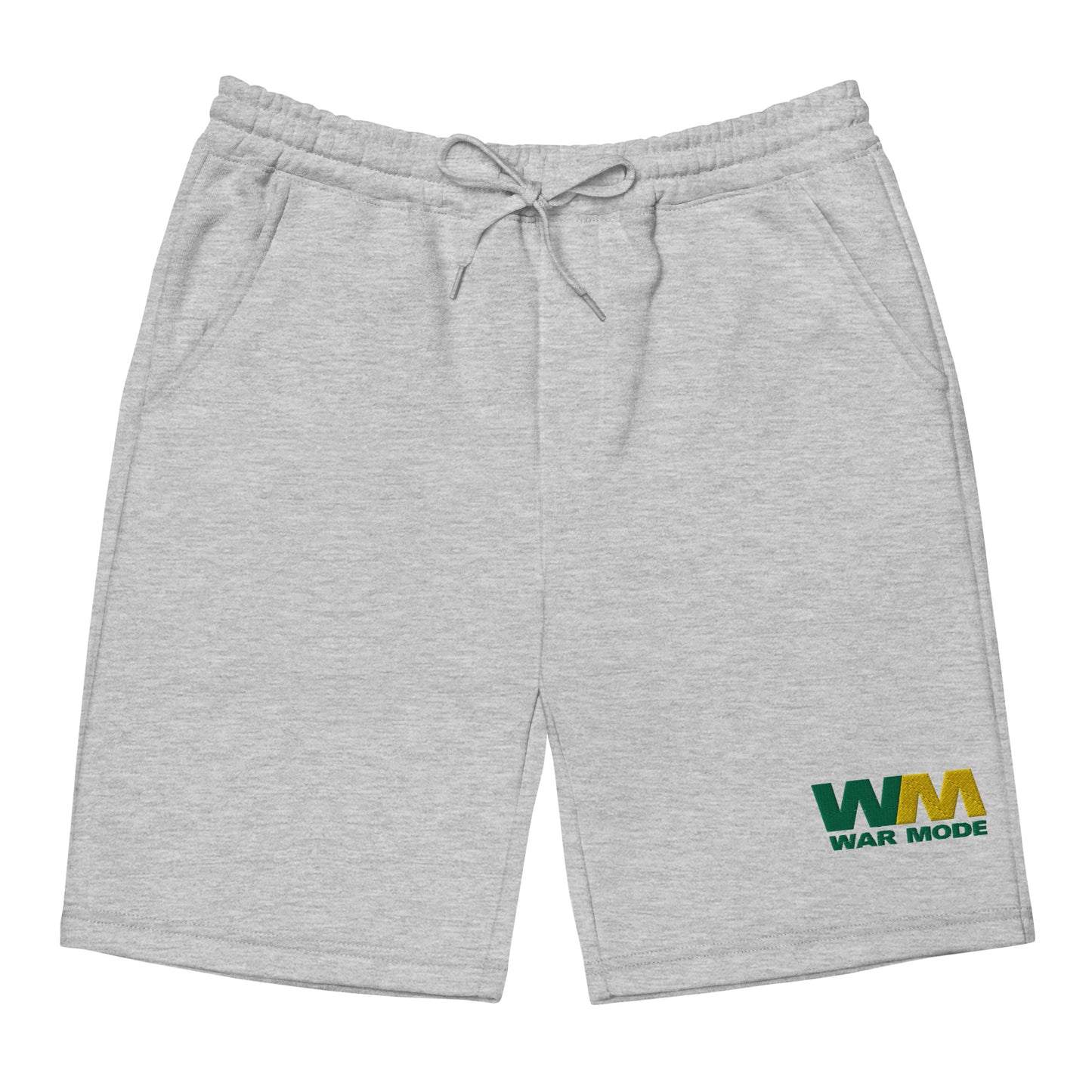 War Management Embroidered Men's Fleece Shorts