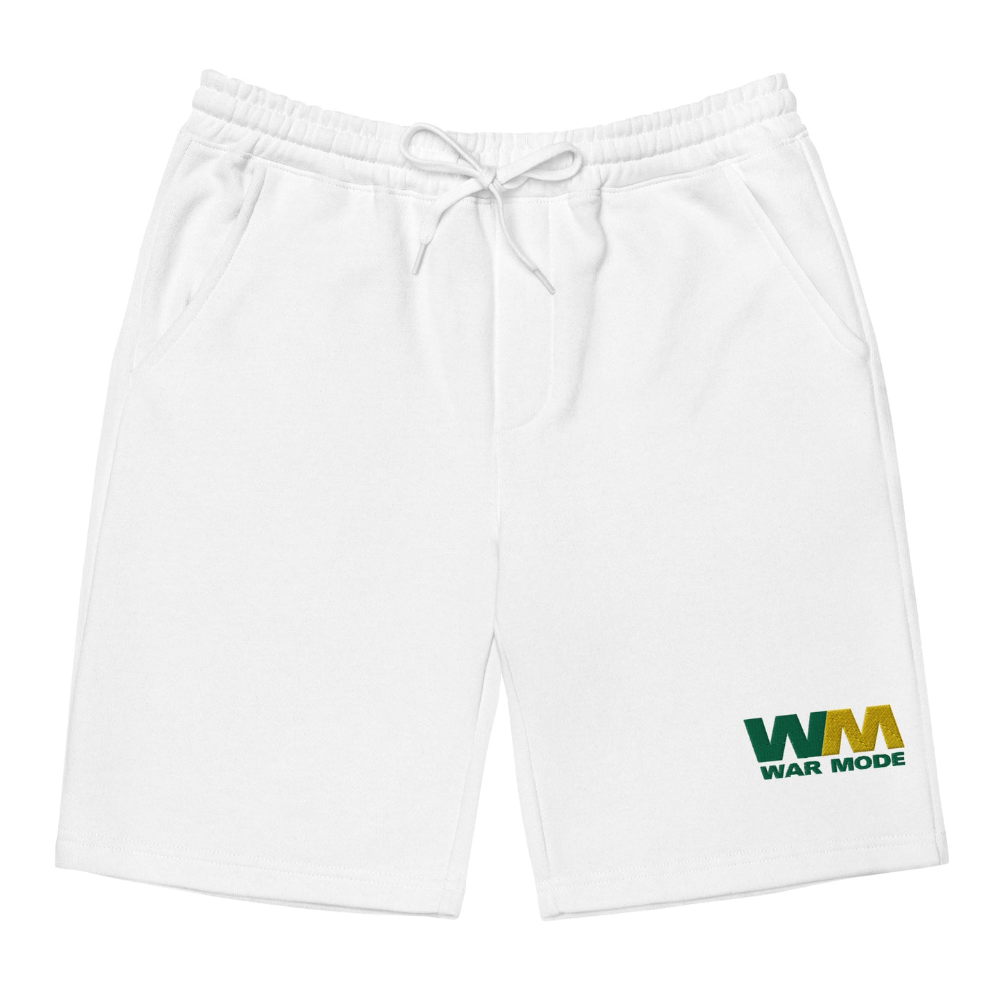 War Management Embroidered Men's Fleece Shorts