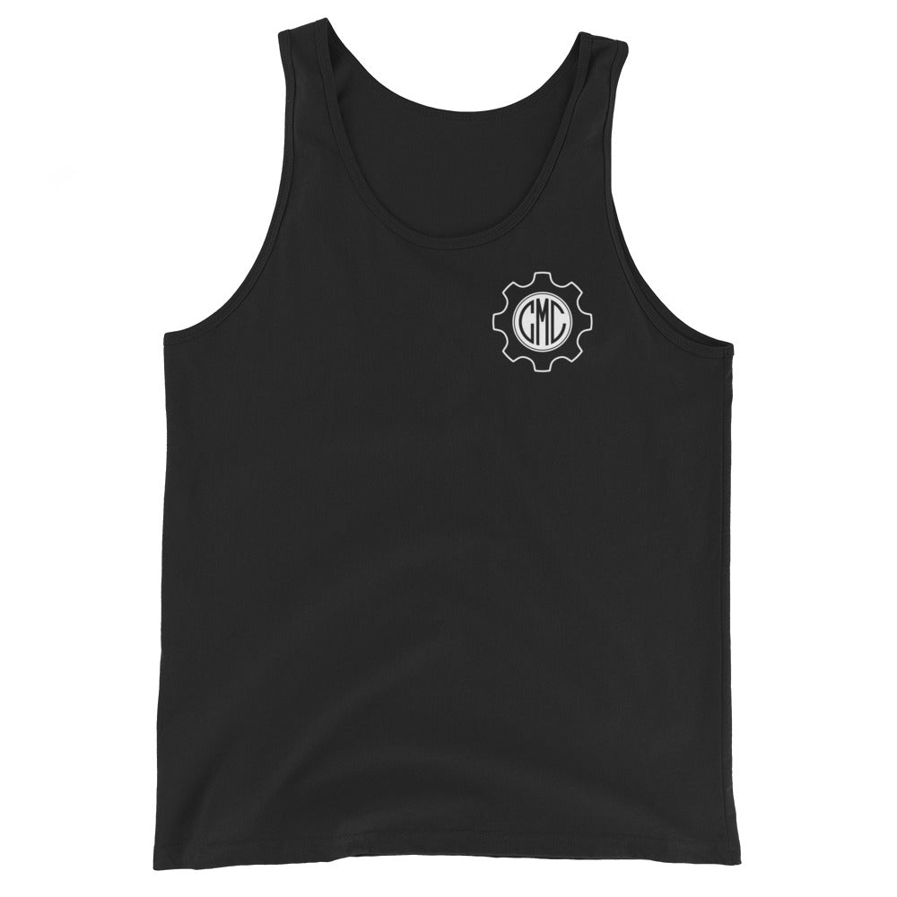 Complex Machining Corp Traditional Tattoo Logo Unisex Tank Top