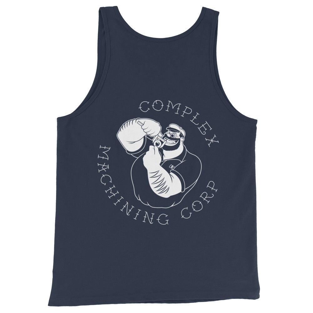 Complex Machining Corp Traditional Tattoo Logo Unisex Tank Top