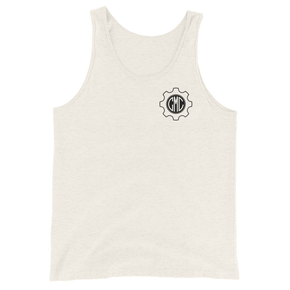 Complex Machining Corp Traditional Tattoo Logo Unisex Tank Top