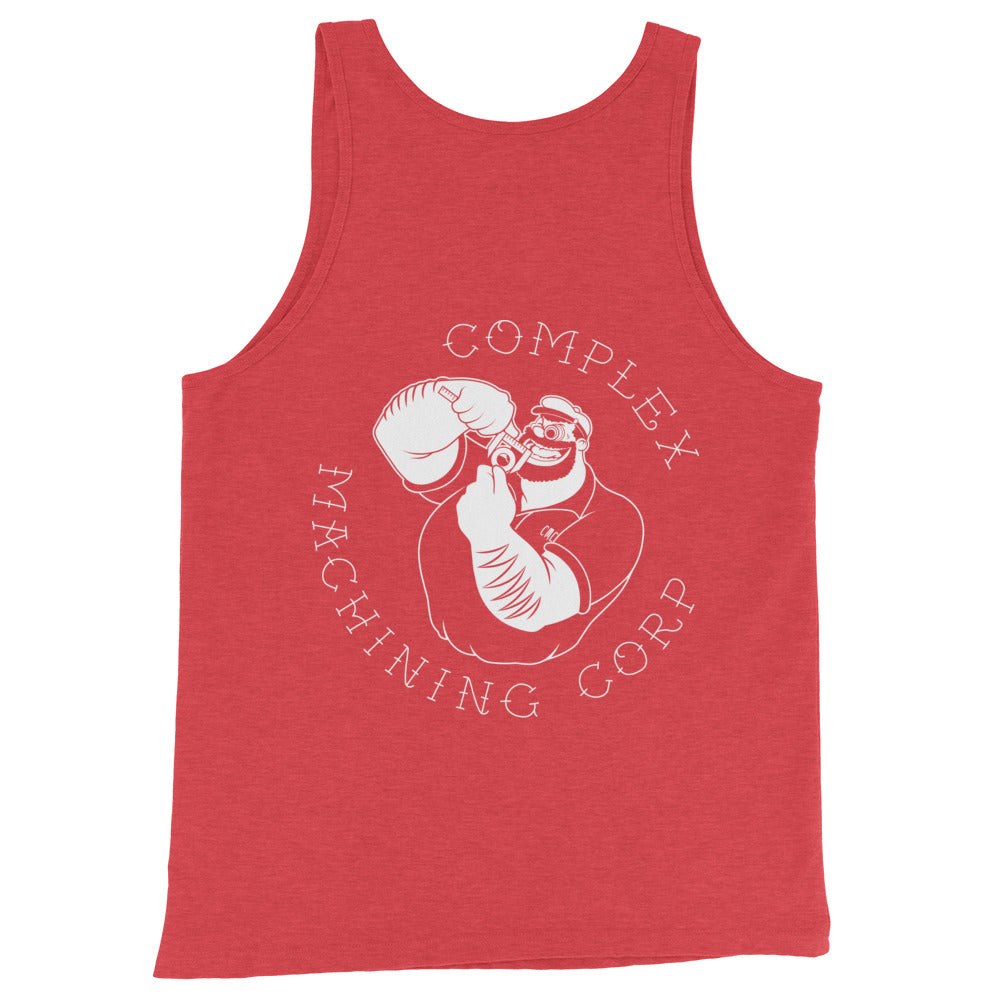 Complex Machining Corp Traditional Tattoo Logo Unisex Tank Top