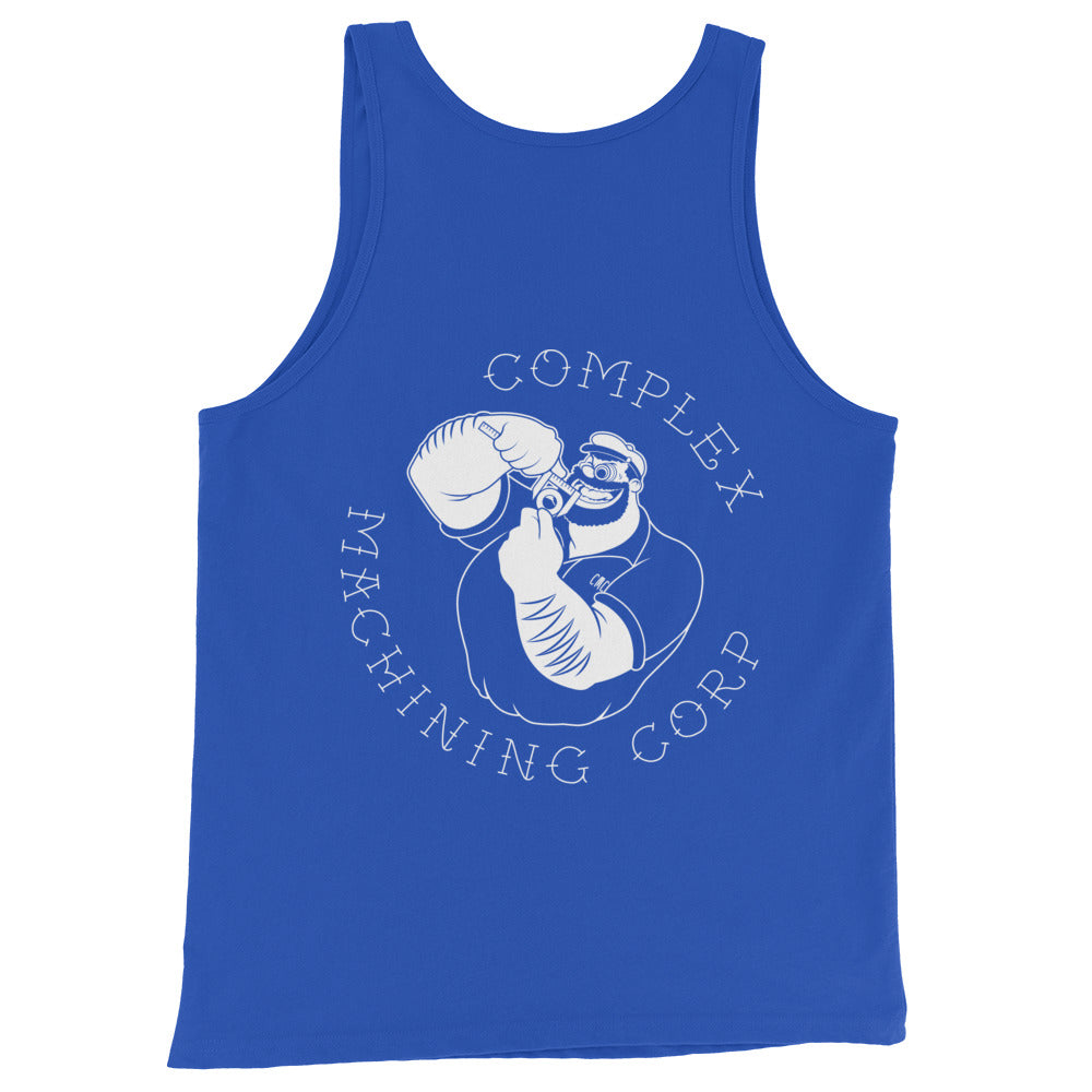 Complex Machining Corp Traditional Tattoo Logo Unisex Tank Top