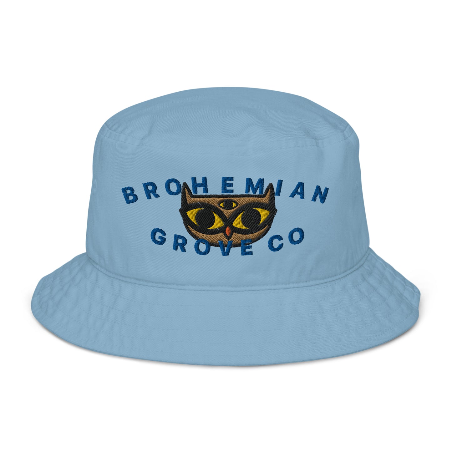 BGC Cute Owl Organic Bucket Hat