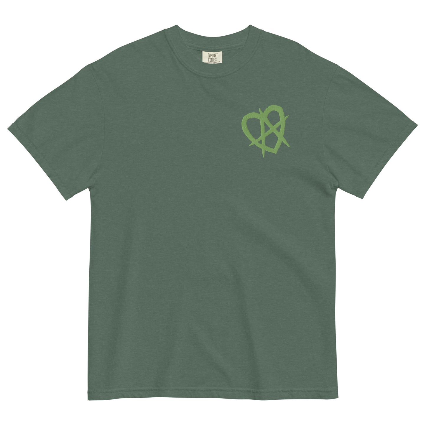 The Montauk Affect Anarchy Heart Embroidered Unisex T-Shirt