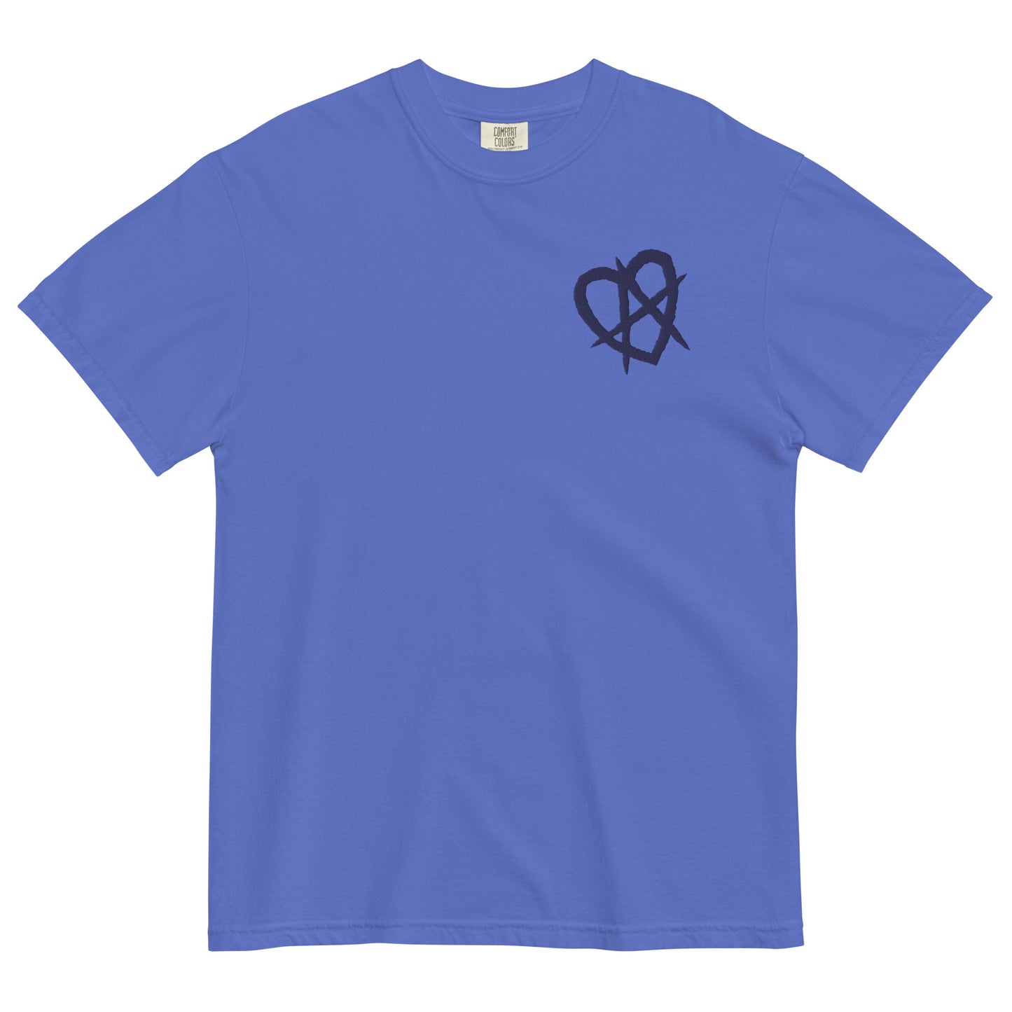 The Montauk Affect Anarchy Heart Embroidered Unisex T-Shirt