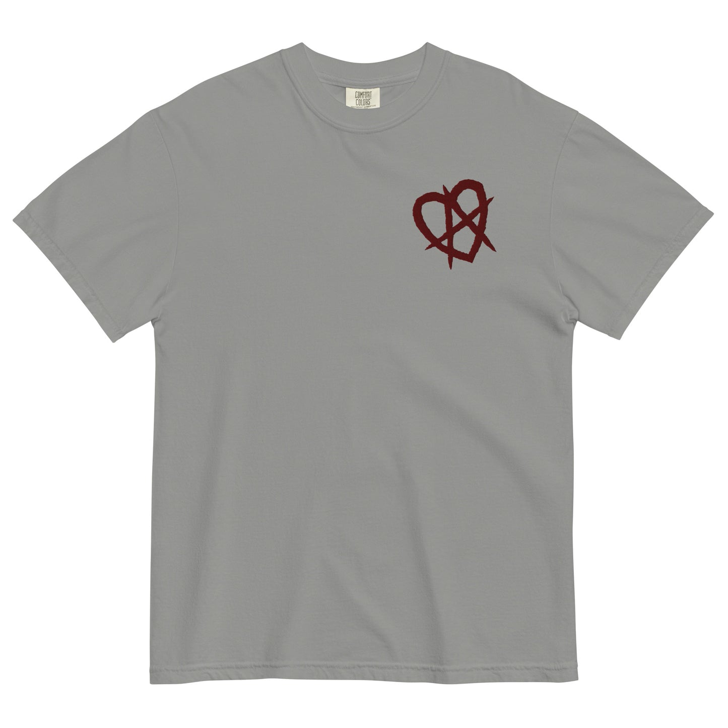 The Montauk Affect Anarchy Heart Embroidered Unisex T-Shirt