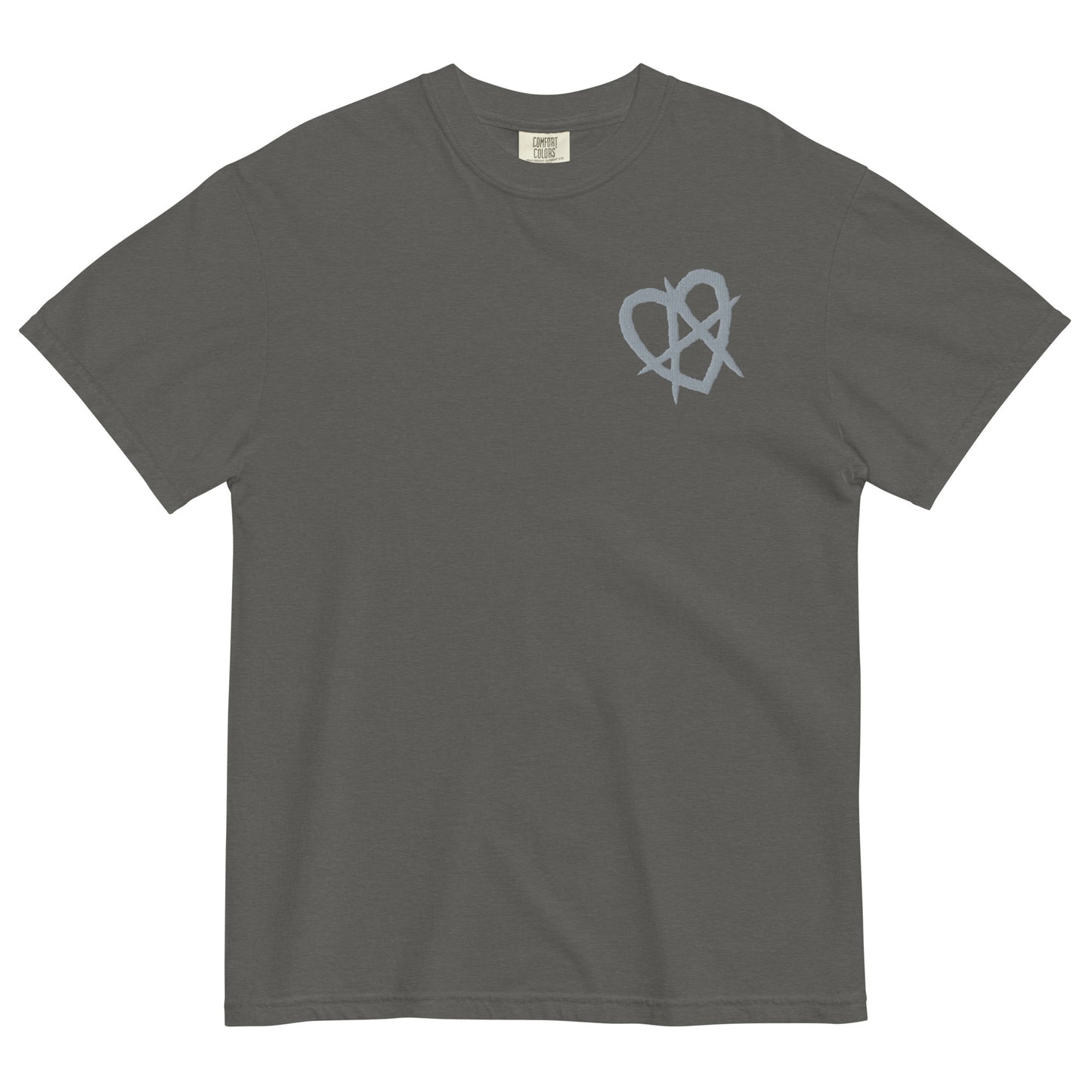 The Montauk Affect Anarchy Heart Embroidered Unisex T-Shirt