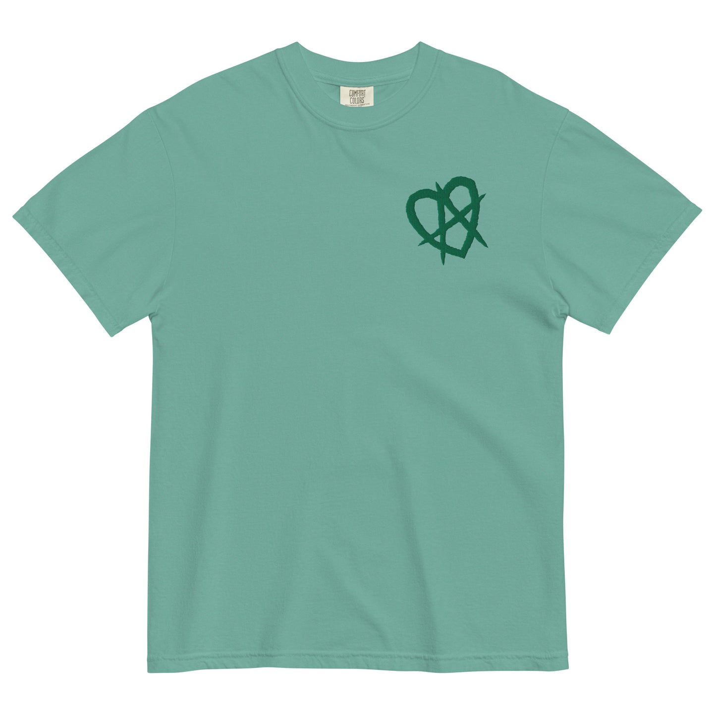 The Montauk Affect Anarchy Heart Embroidered Unisex T-Shirt