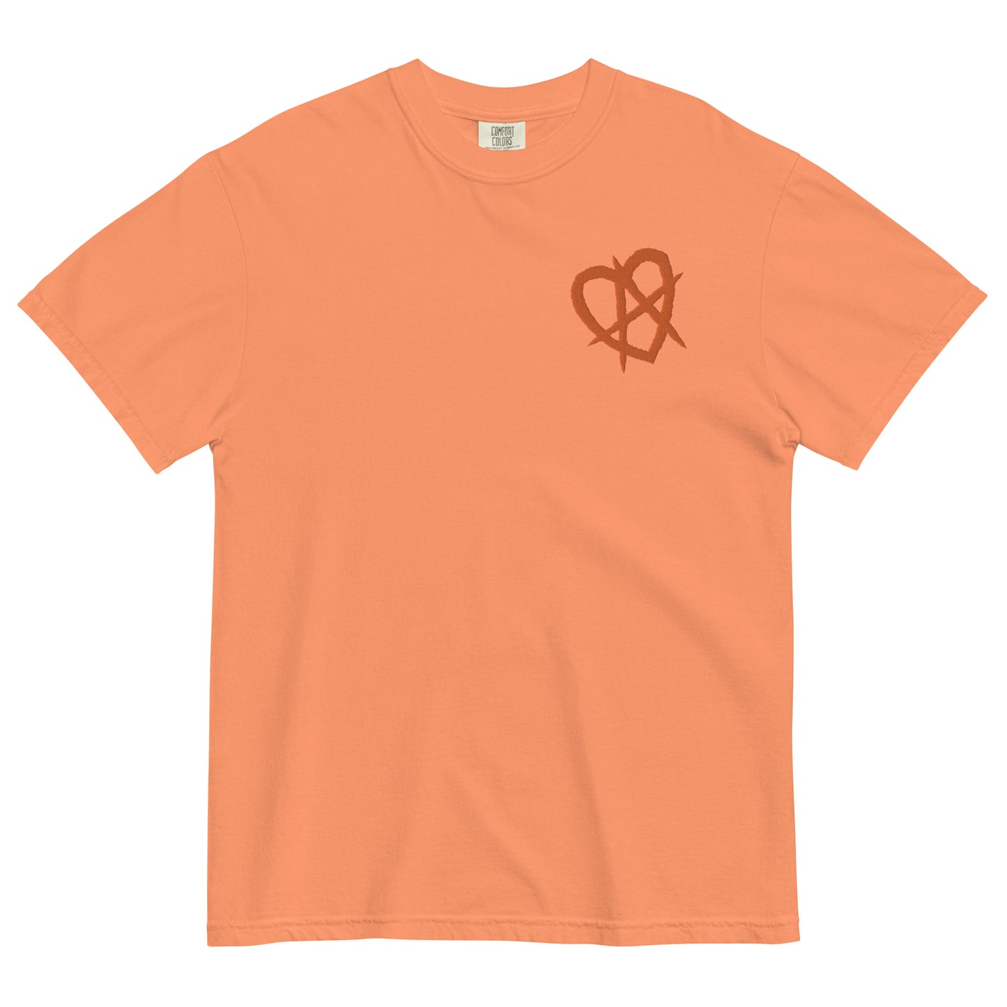 The Montauk Affect Anarchy Heart Embroidered Unisex T-Shirt