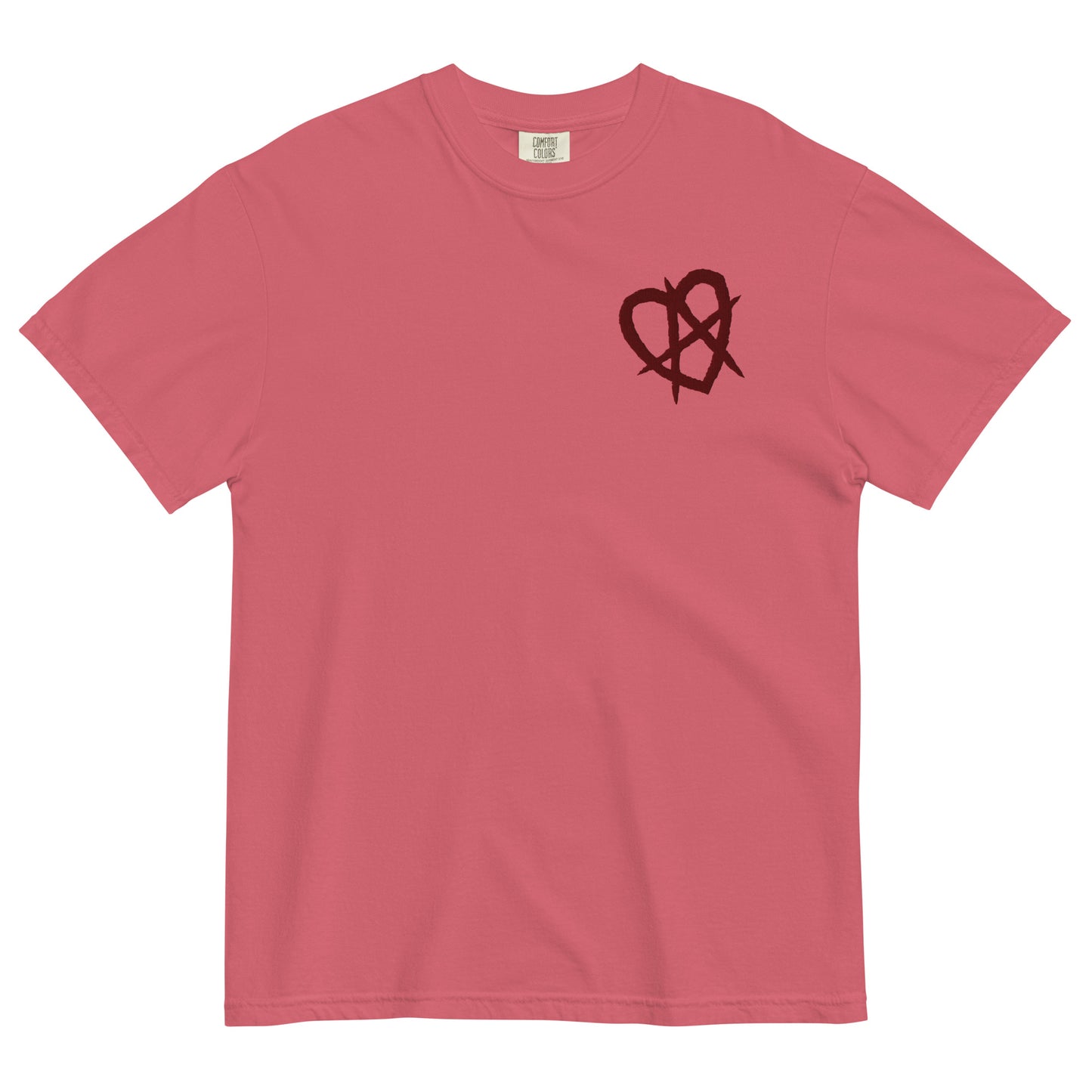 The Montauk Affect Anarchy Heart Embroidered Unisex T-Shirt