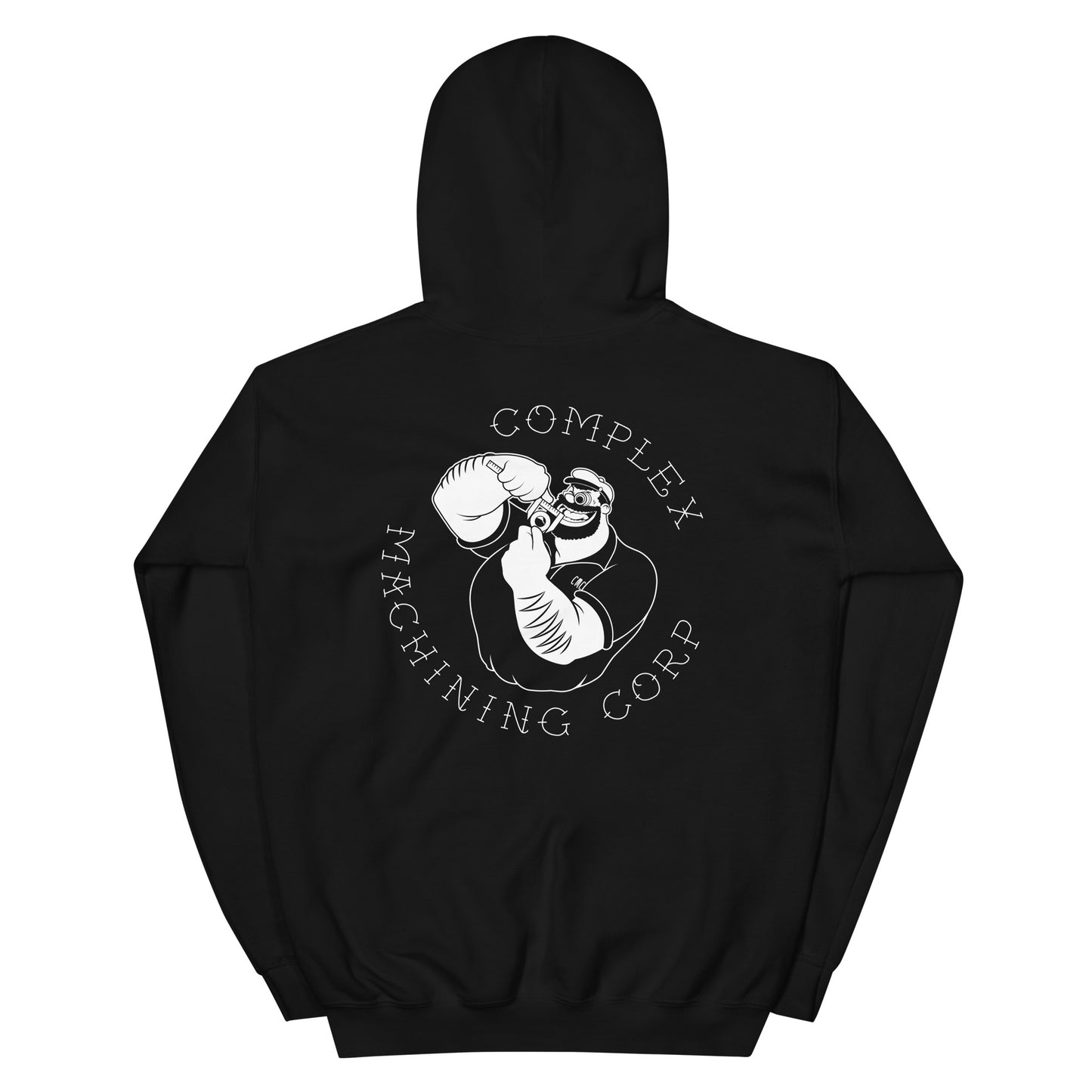 Complex Machining Corp Traditional Tattoo Logo Unisex Hoodie