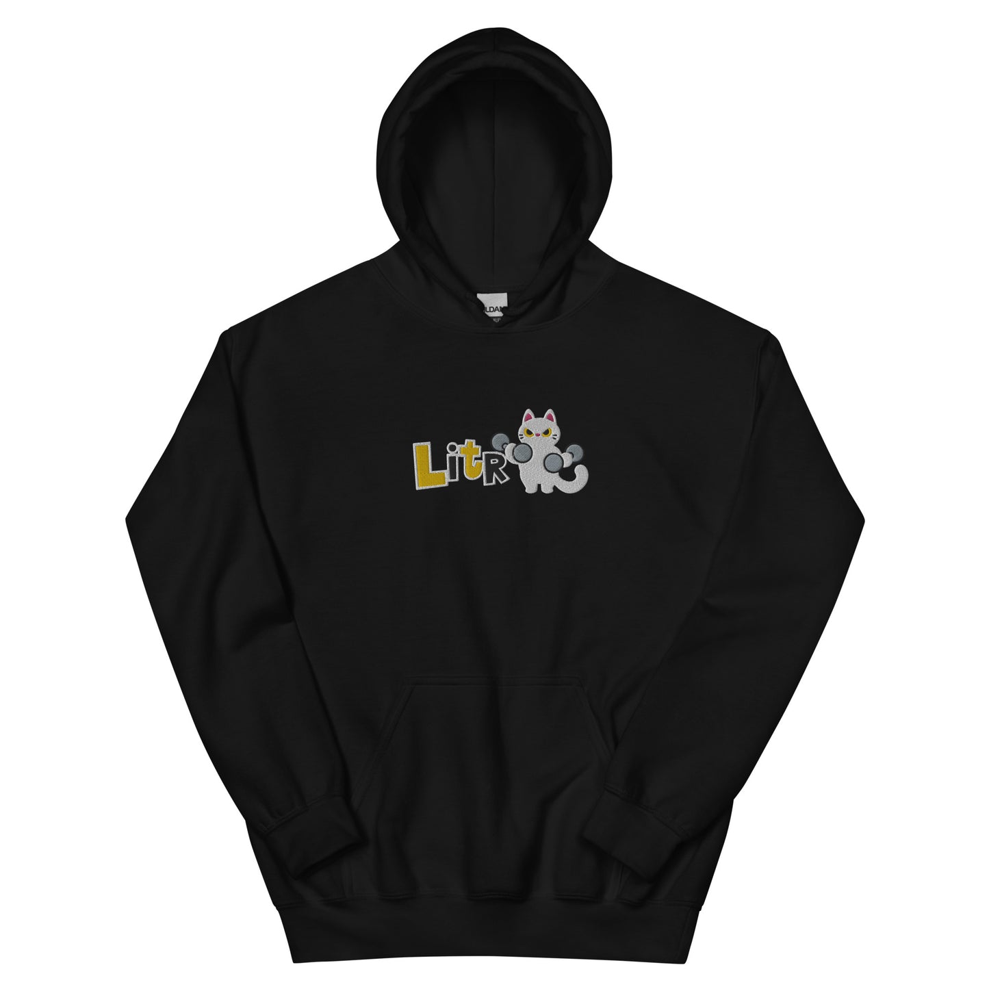 Lifting in the Ruins Catto Embroidered Unisex Hoodie