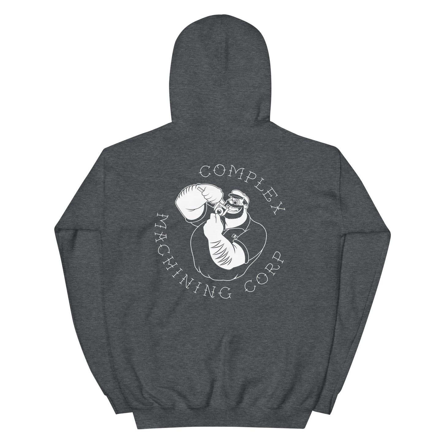Complex Machining Corp Traditional Tattoo Logo Unisex Hoodie