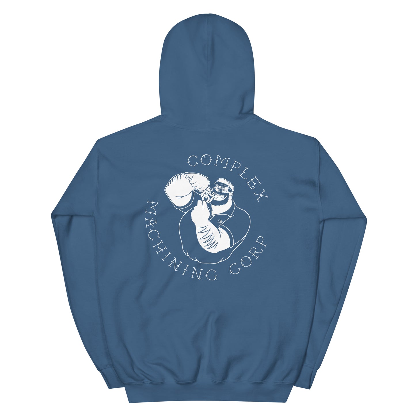 Complex Machining Corp Traditional Tattoo Logo Unisex Hoodie