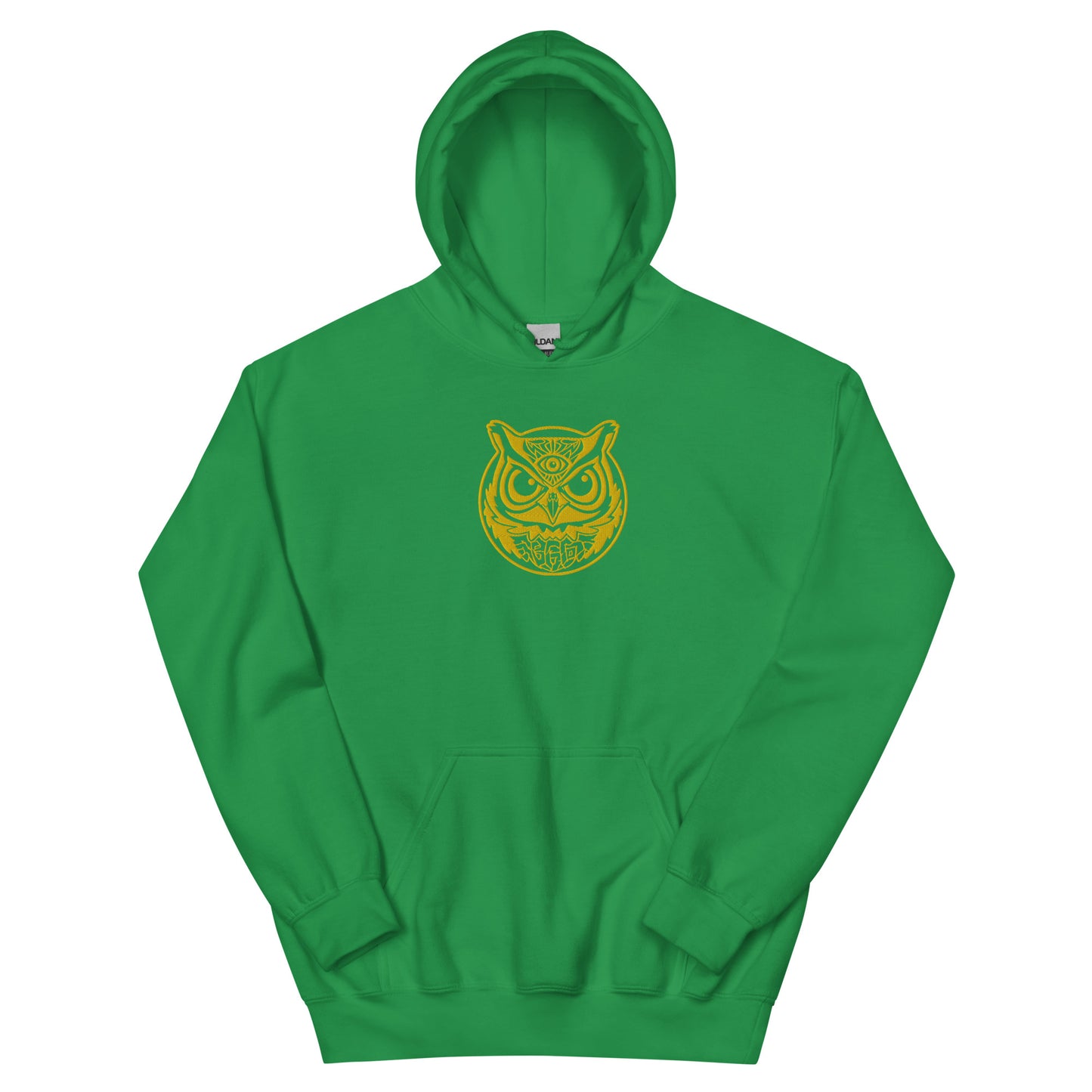 BGC Cool Owl Embroidered Unisex Hoodie
