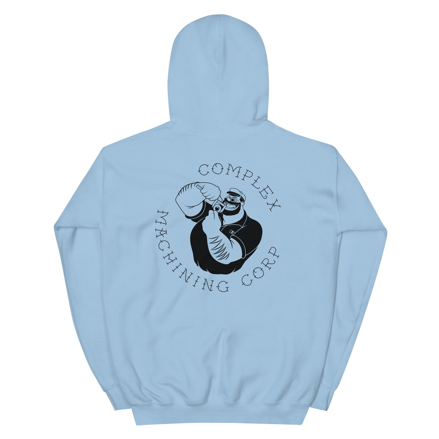 Complex Machining Corp Traditional Tattoo Logo Unisex Hoodie