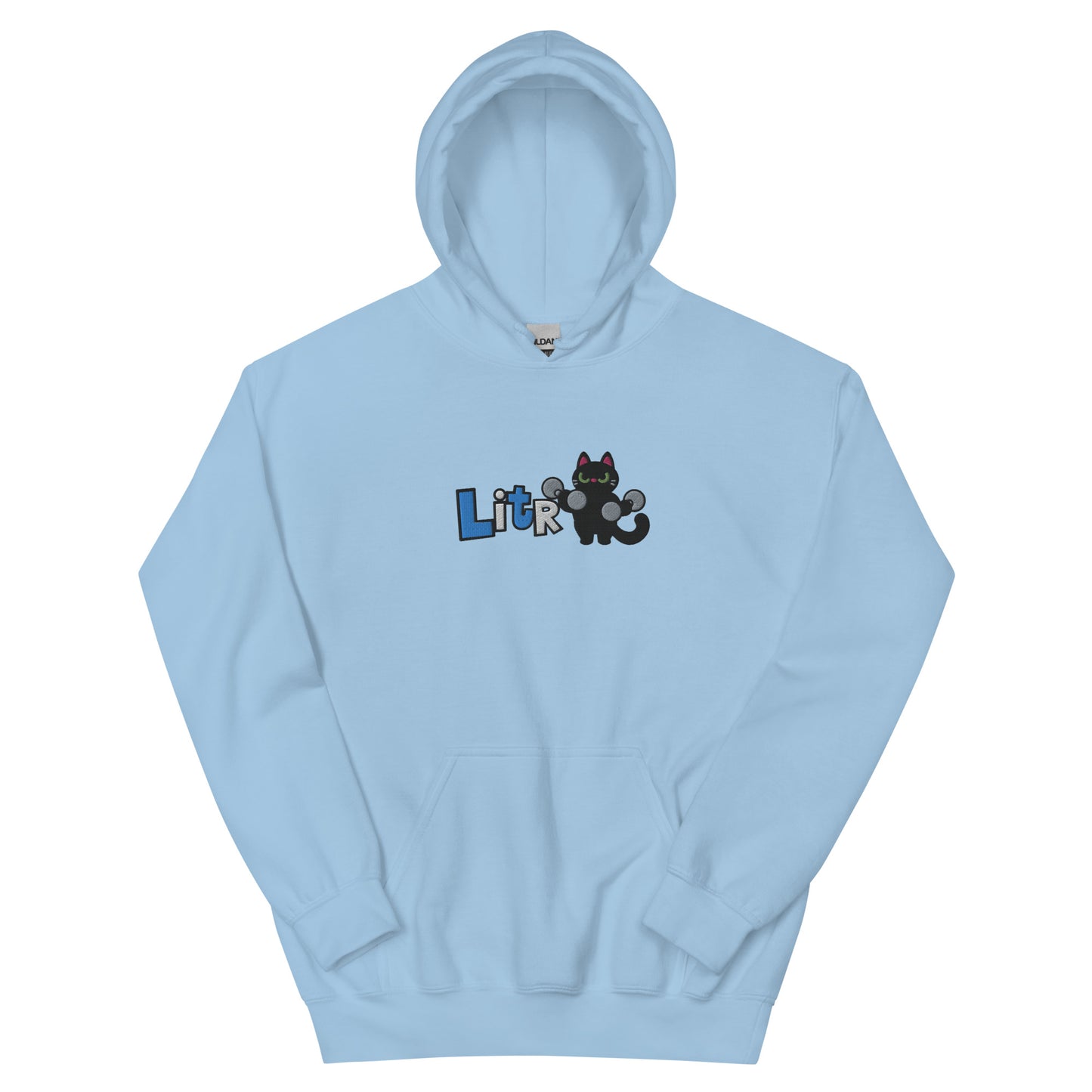 Lifting in the Ruins Catto Embroidered Unisex Hoodie