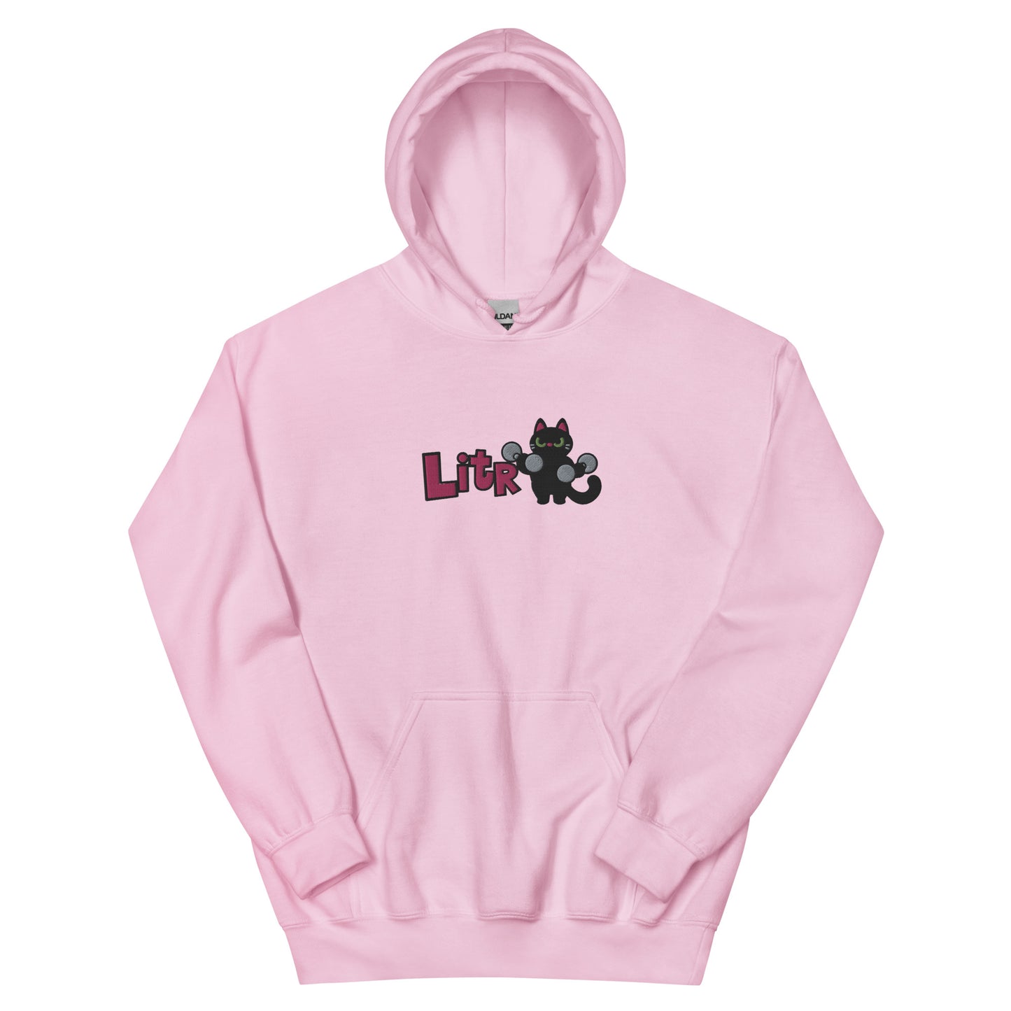 Lifting in the Ruins Catto Embroidered Unisex Hoodie