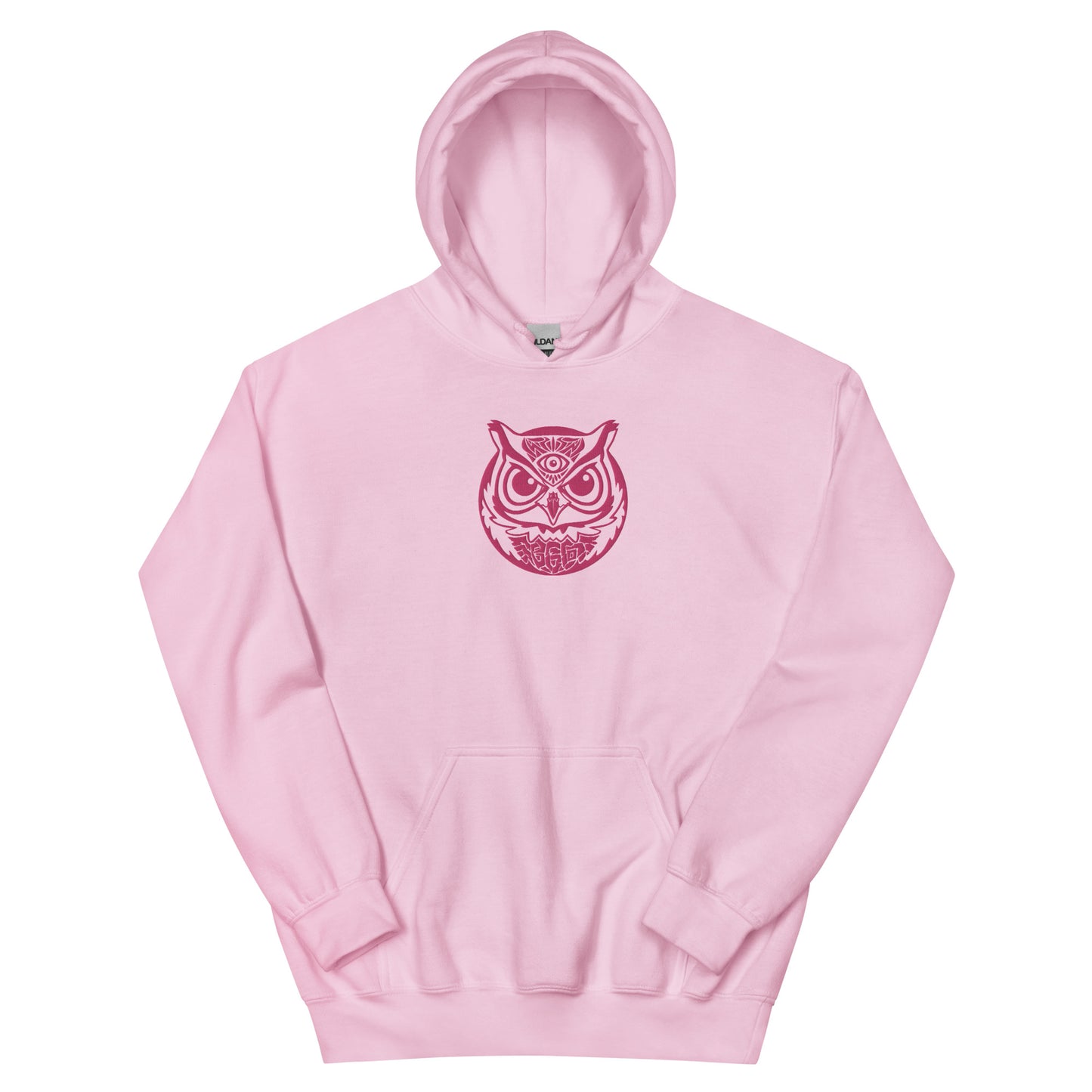 BGC Cool Owl Embroidered Unisex Hoodie