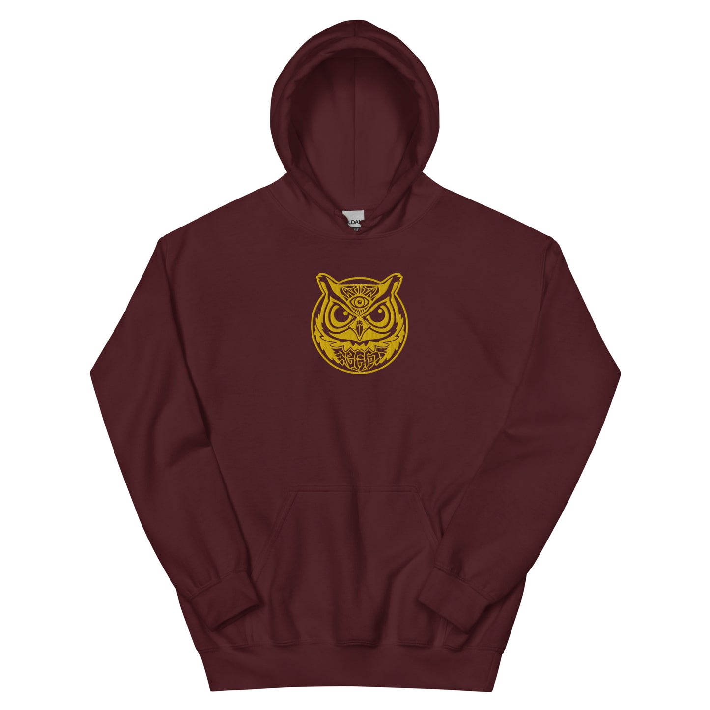 BGC Cool Owl Embroidered Unisex Hoodie