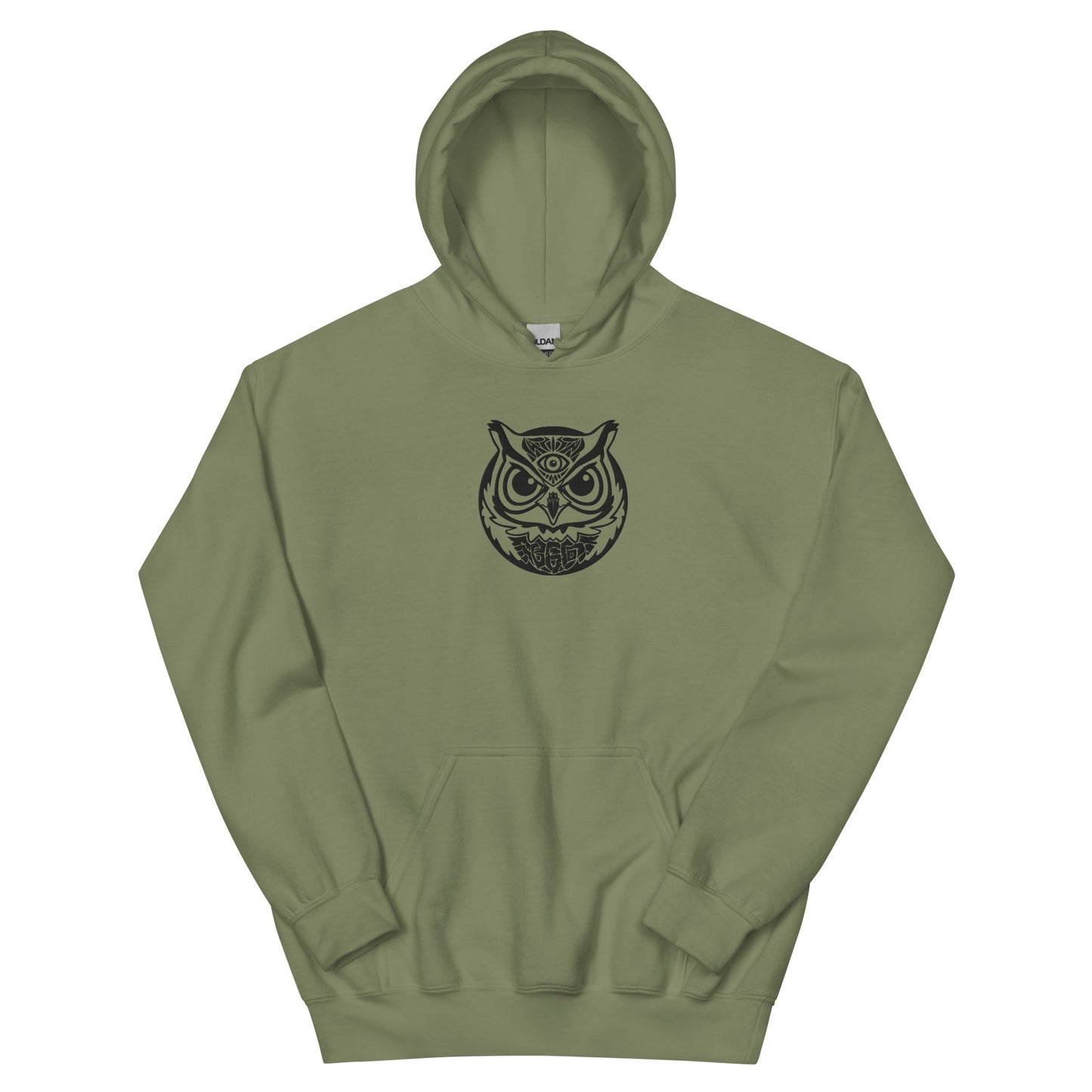 BGC Cool Owl Embroidered Unisex Hoodie