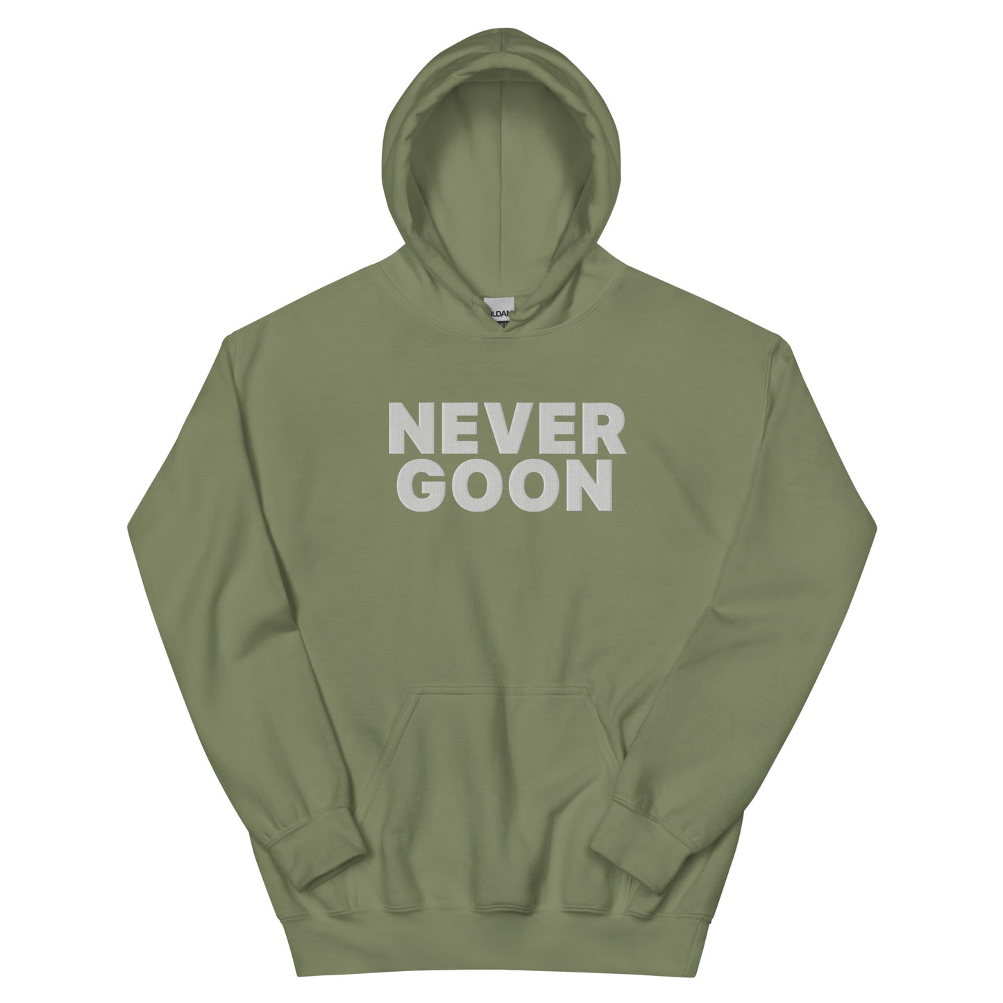 Never Goon Embroidered Unisex Hoodie