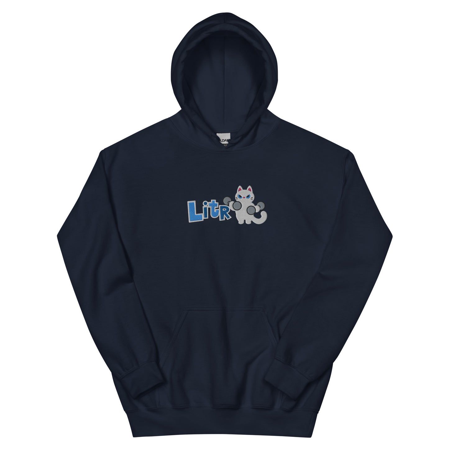 Lifting in the Ruins Catto Embroidered Unisex Hoodie