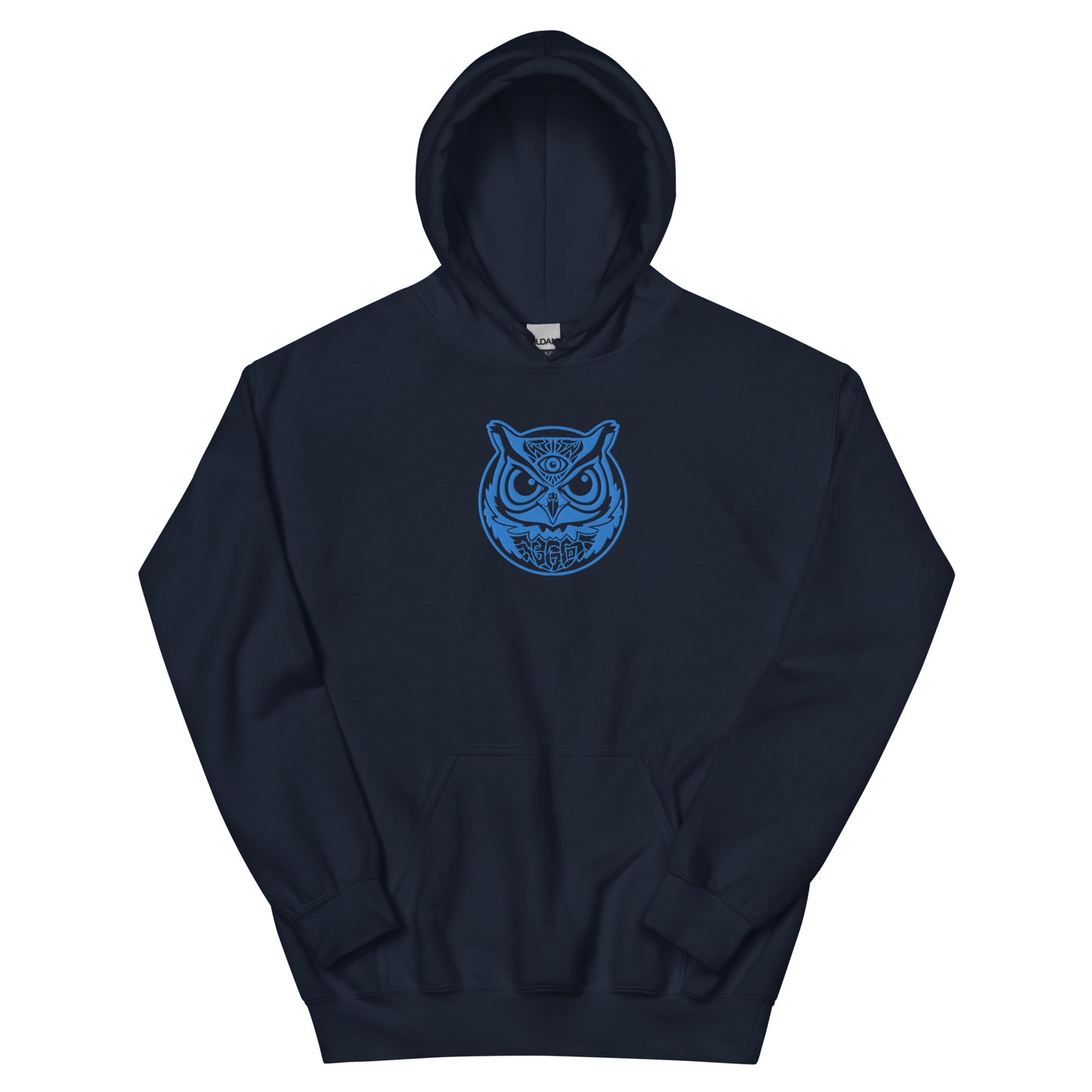 BGC Cool Owl Embroidered Unisex Hoodie