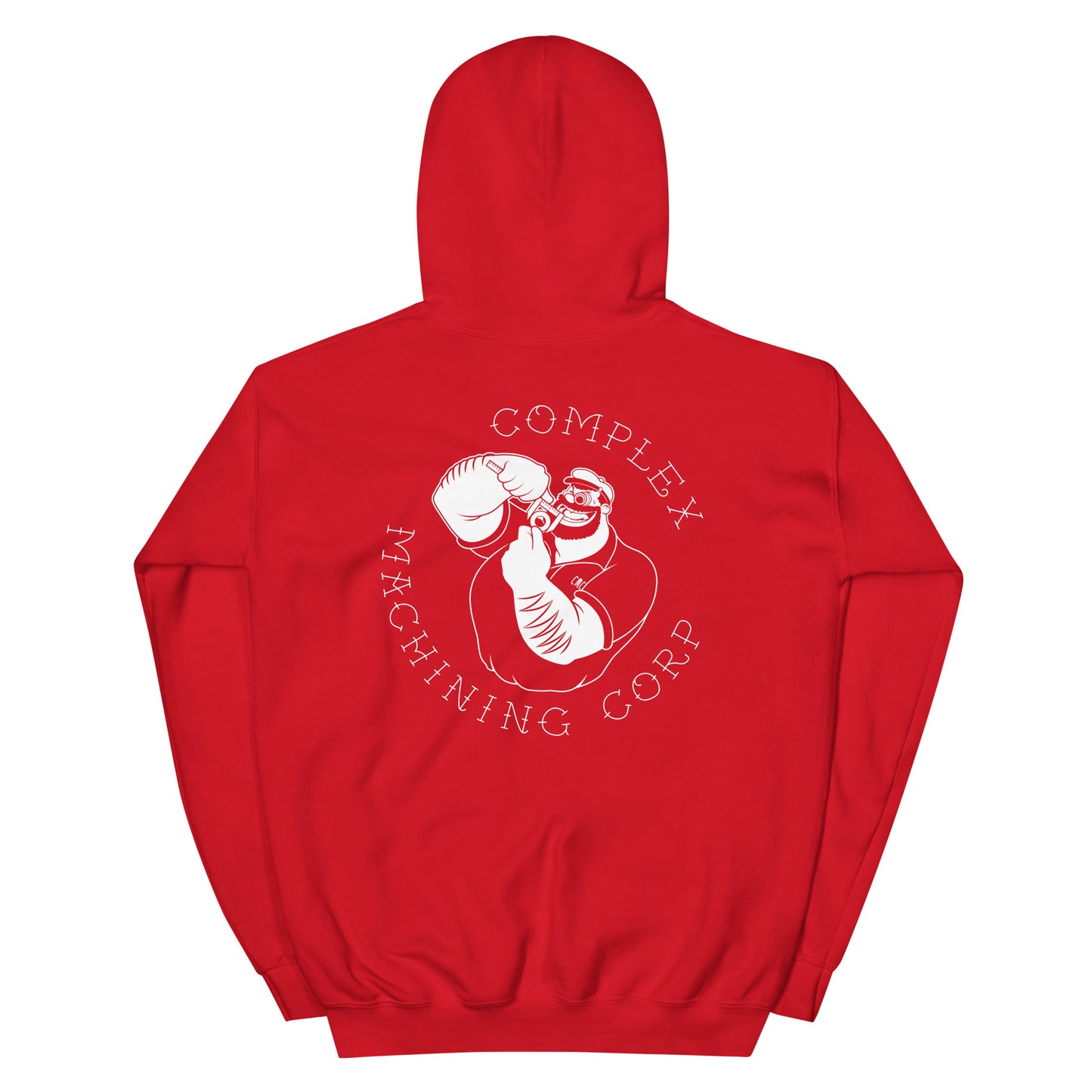 Complex Machining Corp Traditional Tattoo Logo Unisex Hoodie