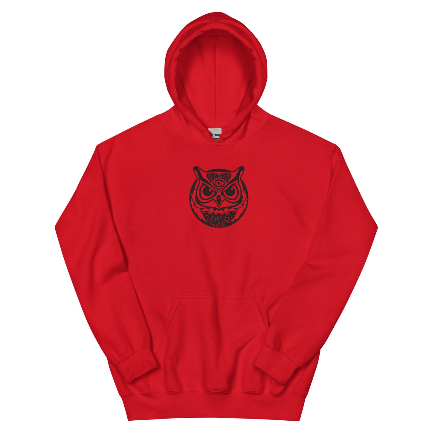 BGC Cool Owl Embroidered Unisex Hoodie