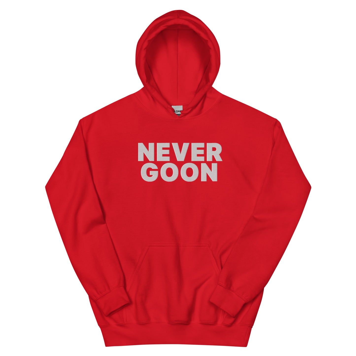 Never Goon Embroidered Unisex Hoodie