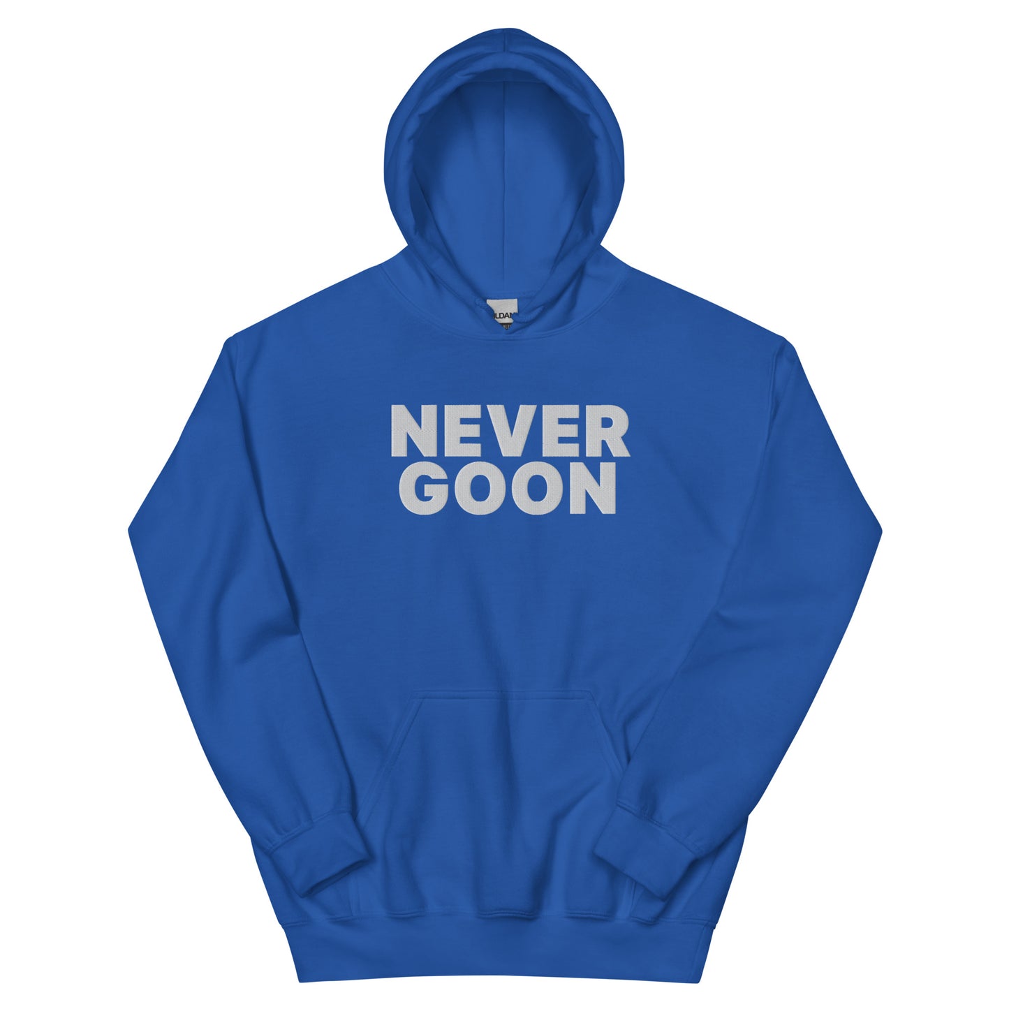 Never Goon Embroidered Unisex Hoodie