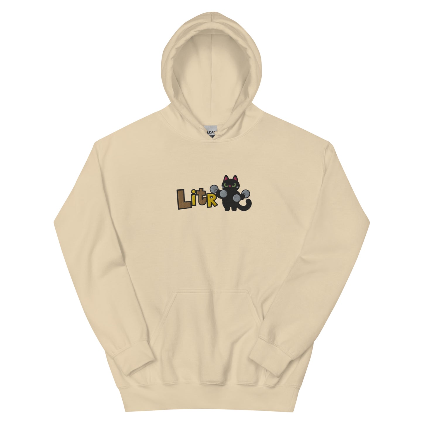 Lifting in the Ruins Catto Embroidered Unisex Hoodie