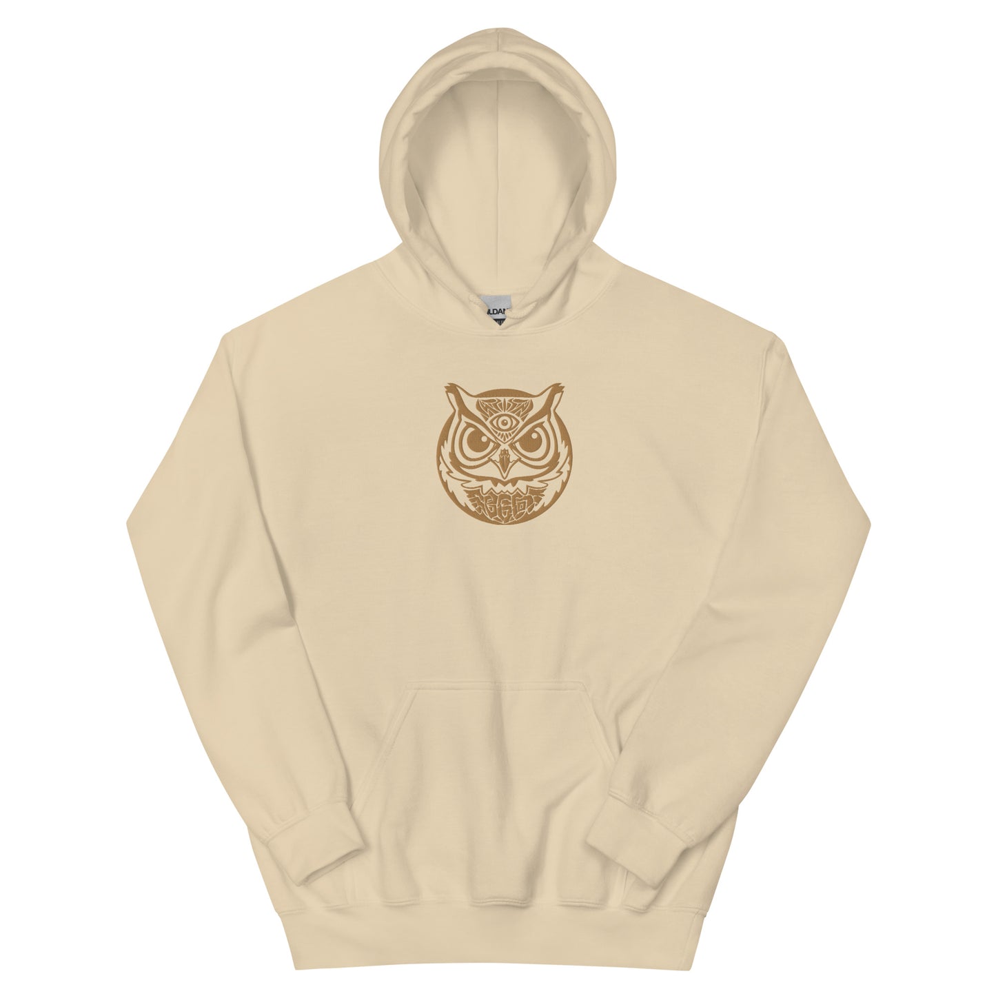 BGC Cool Owl Embroidered Unisex Hoodie