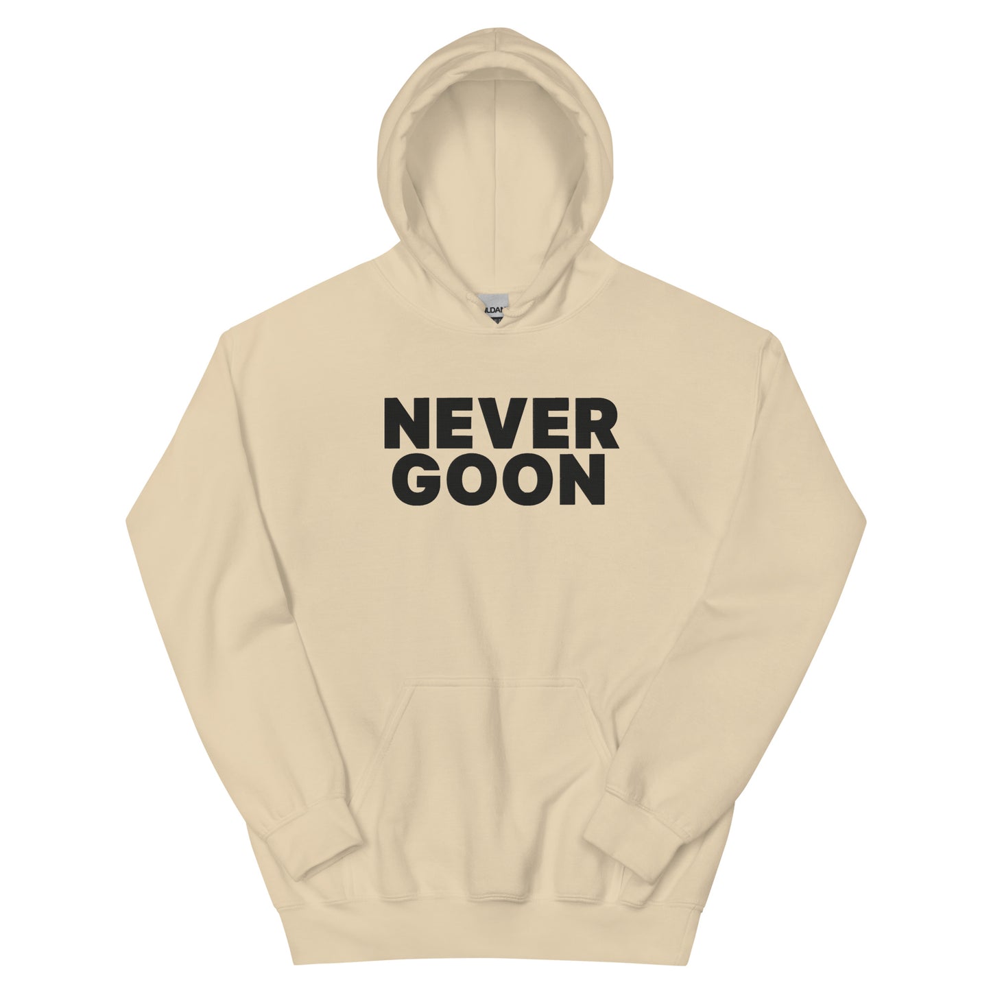 Never Goon Embroidered Unisex Hoodie