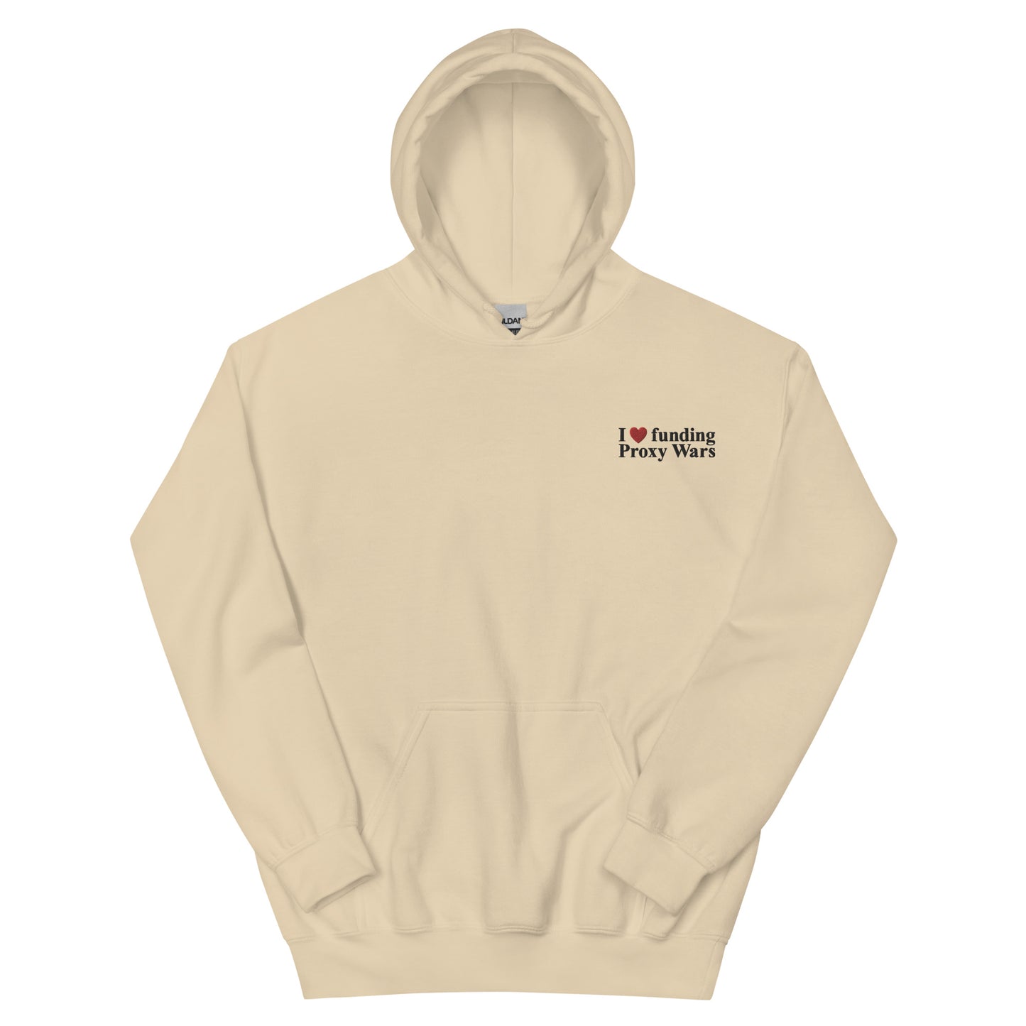 I love funding Proxy Wars OTH Embroidered Unisex Hoodie