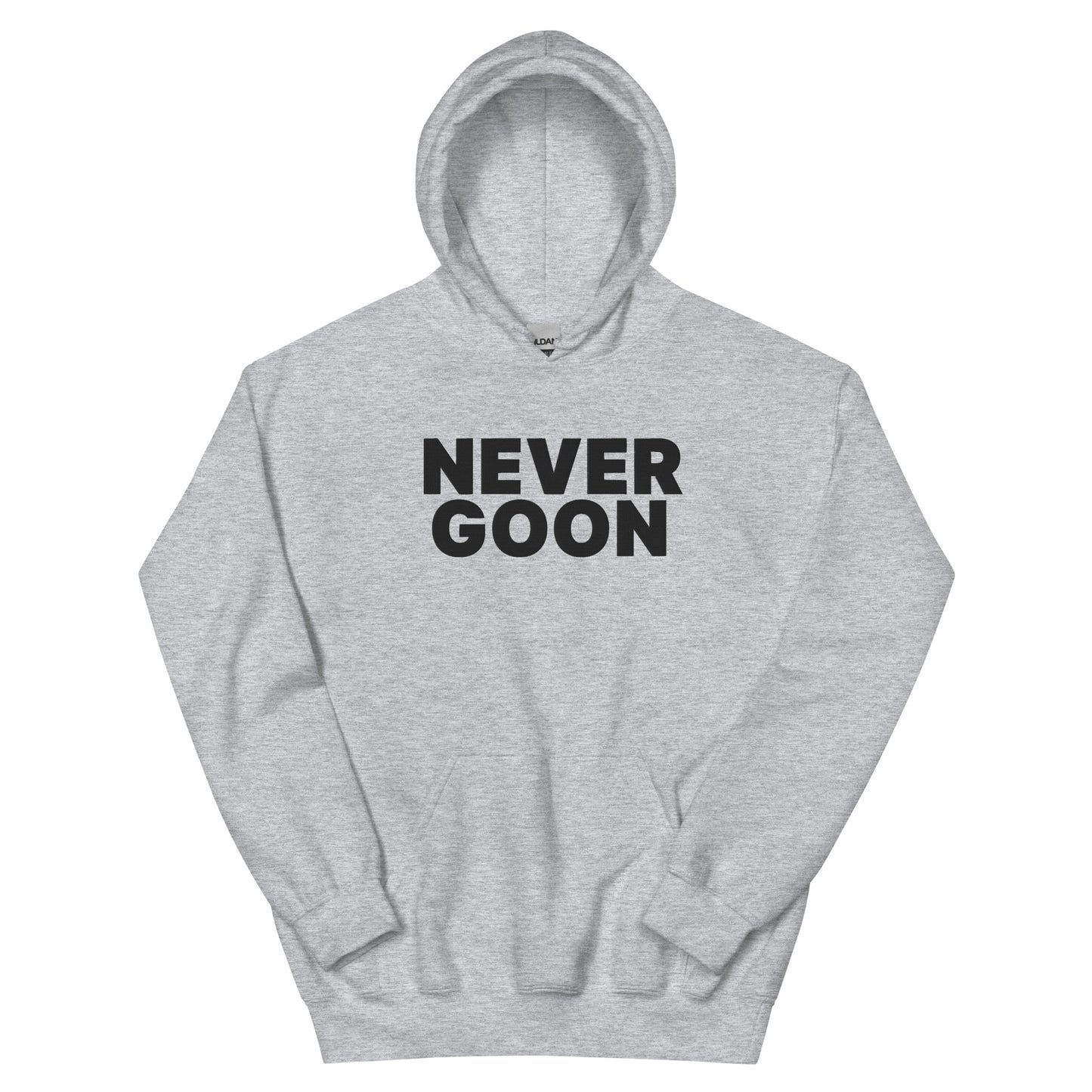 Never Goon Embroidered Unisex Hoodie