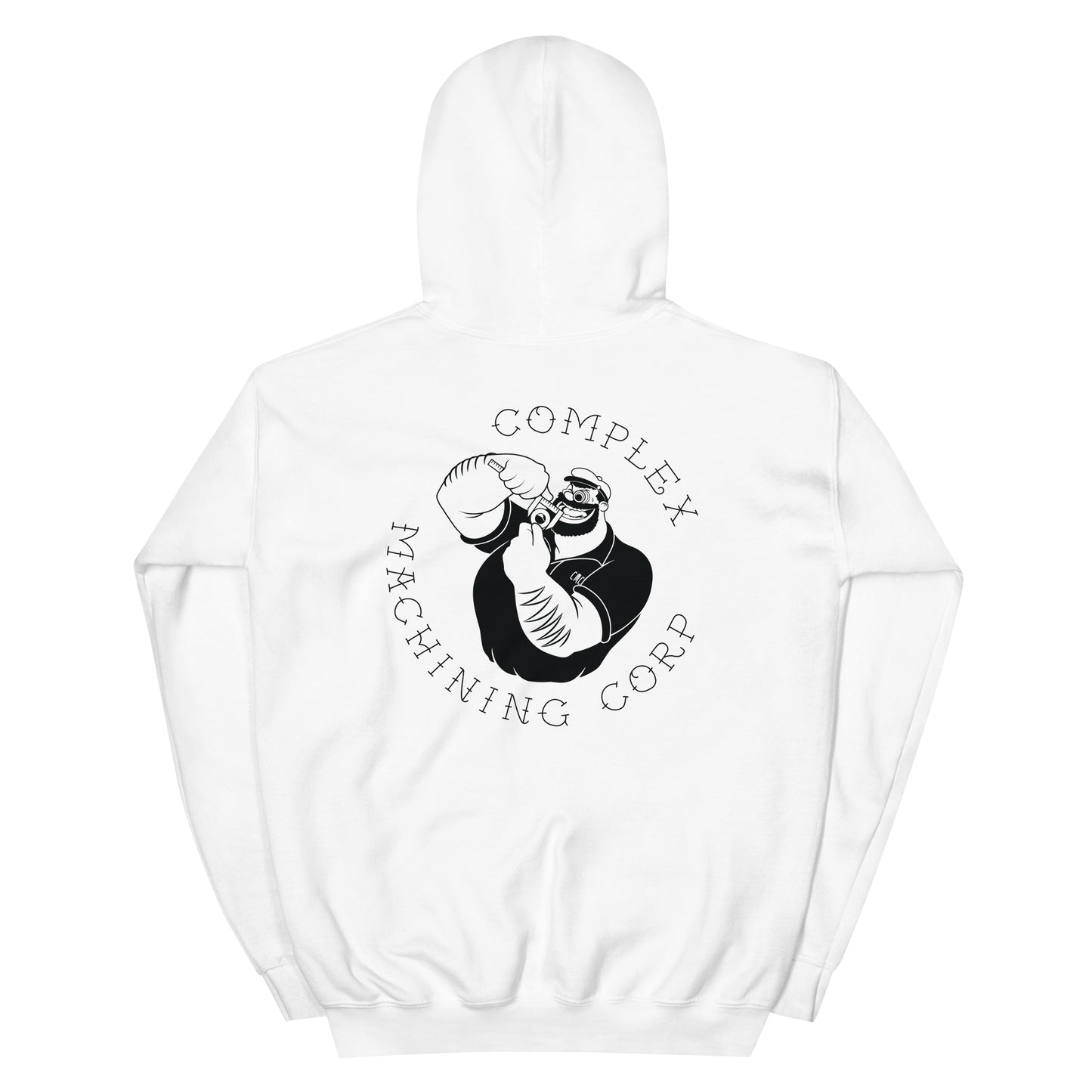 Complex Machining Corp Traditional Tattoo Logo Unisex Hoodie