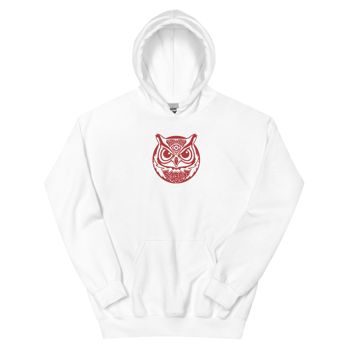 BGC Cool Owl Embroidered Unisex Hoodie