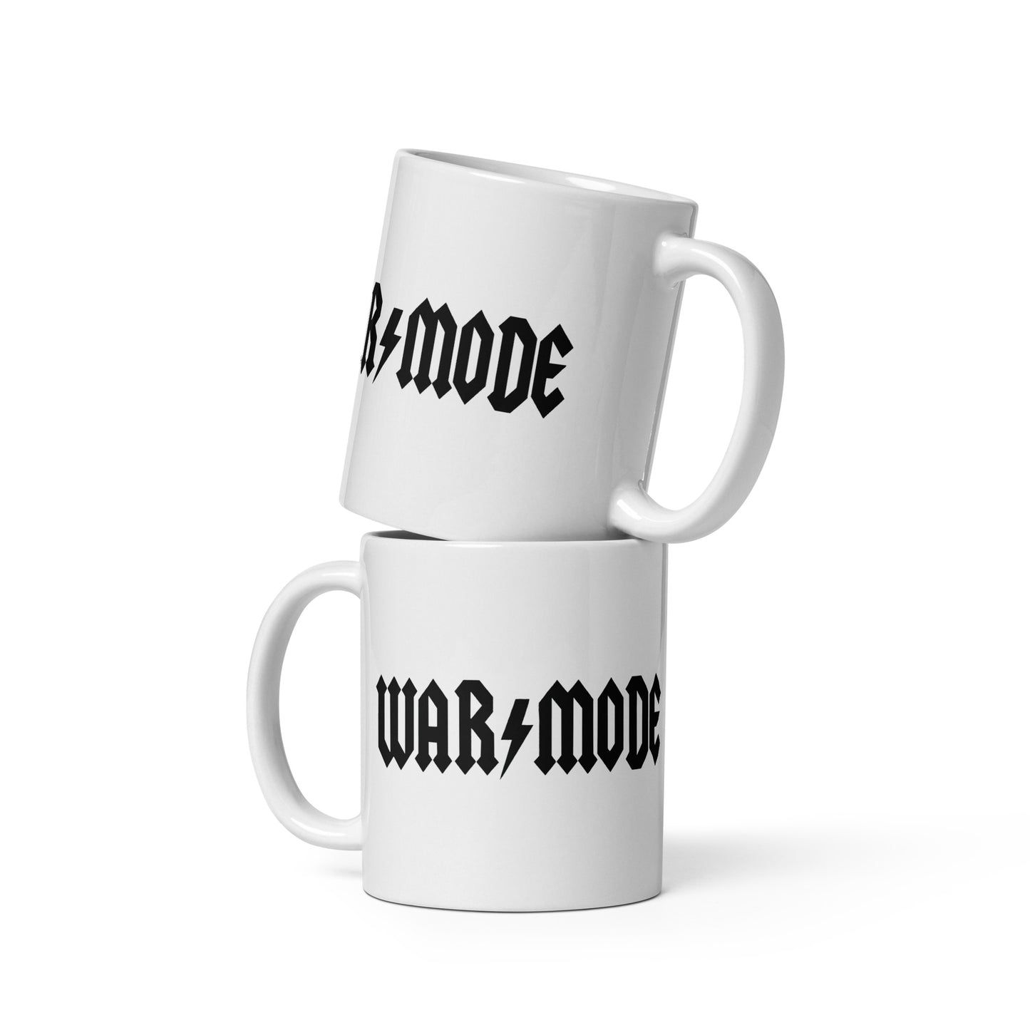 WM AC DC White Glossy Mug