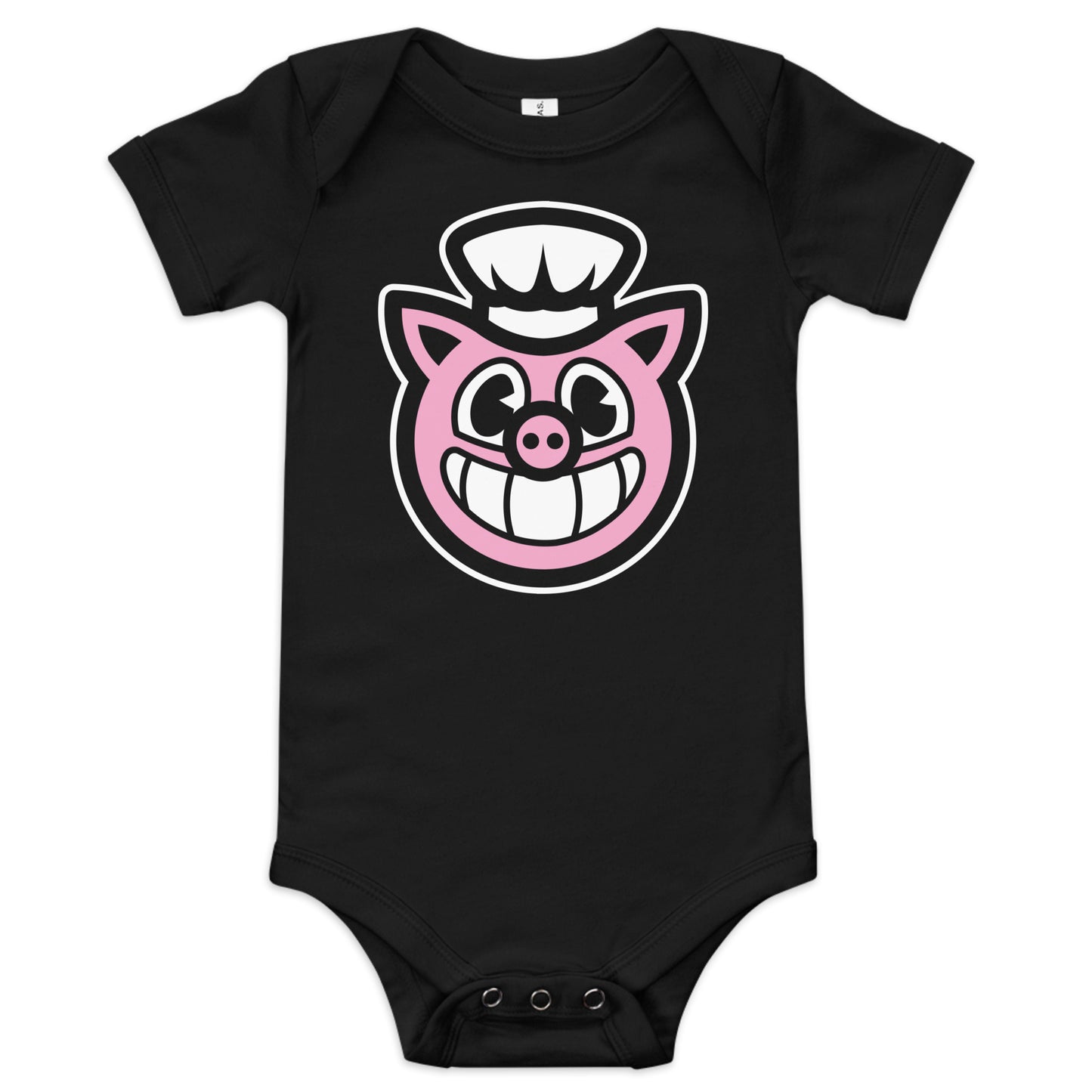 Lil' Harry's BBQ Pig Baby Short Sleeve Onesie