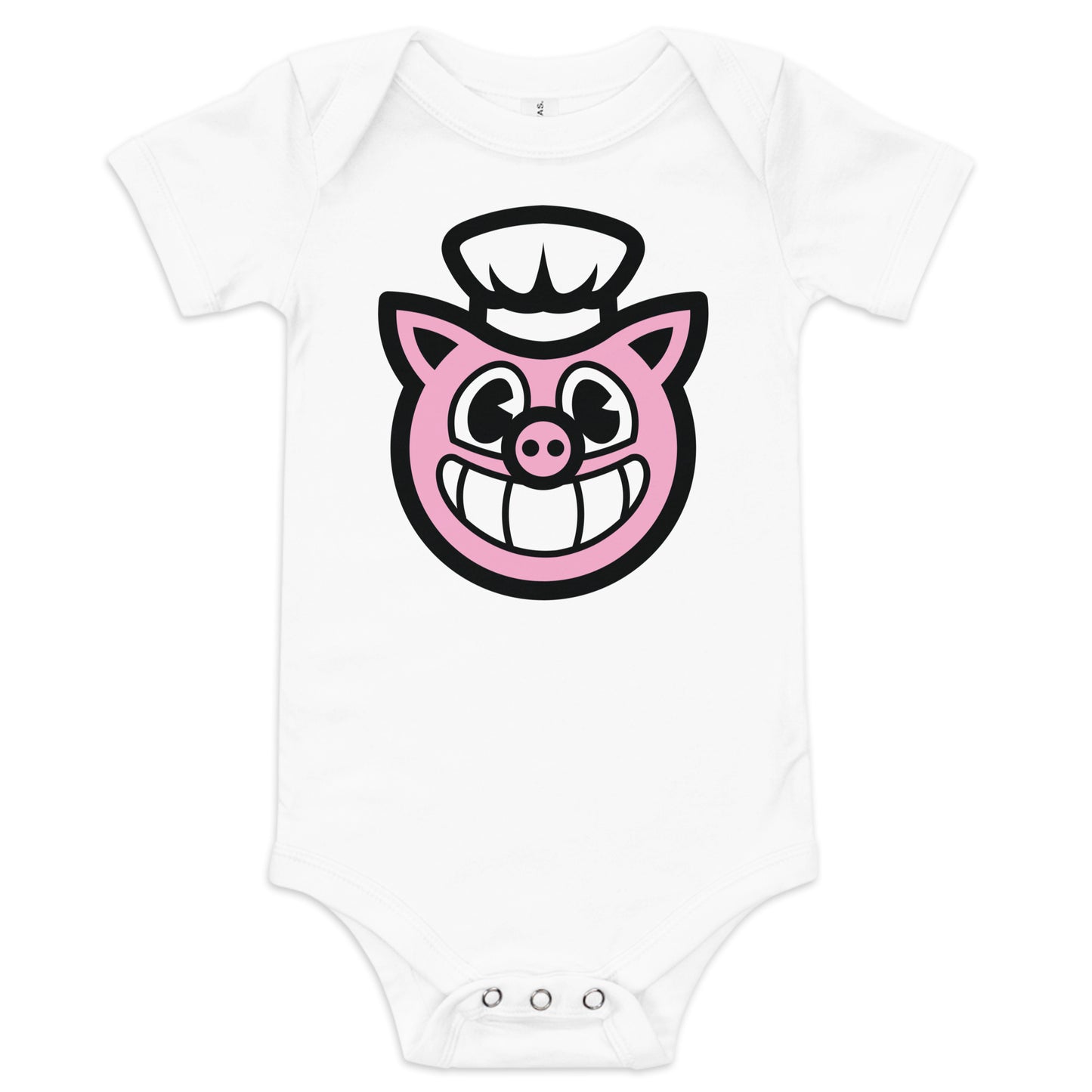 Lil' Harry's BBQ Pig Baby Short Sleeve Onesie