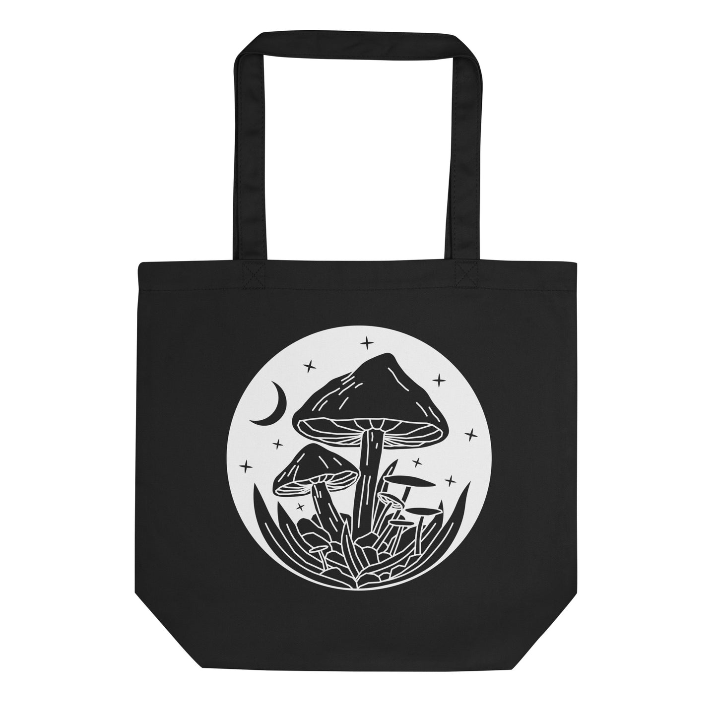 Horny Hermit Textless Mushrooms Eco Tote Bag